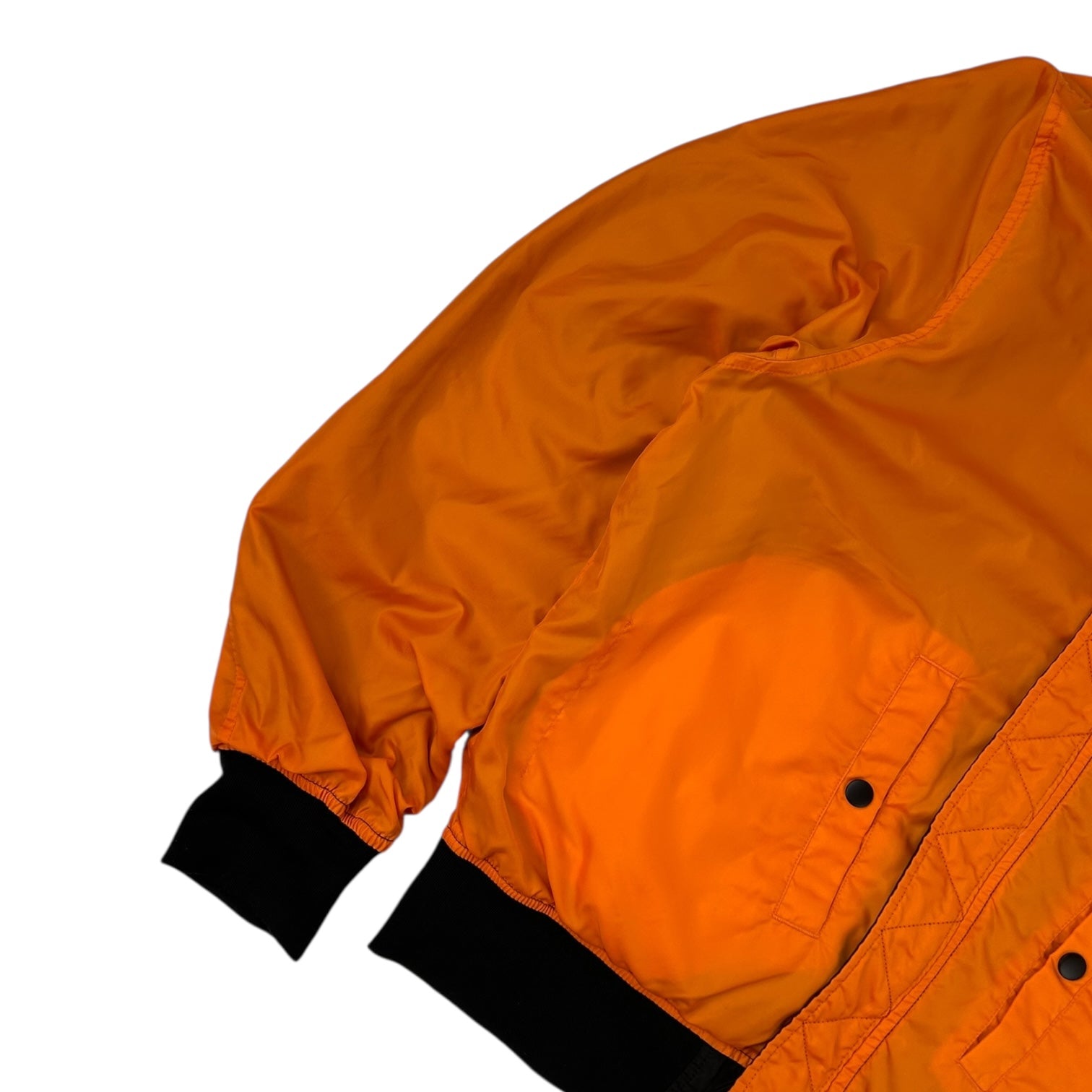 Vintage Reversible Bomber Jacket Black