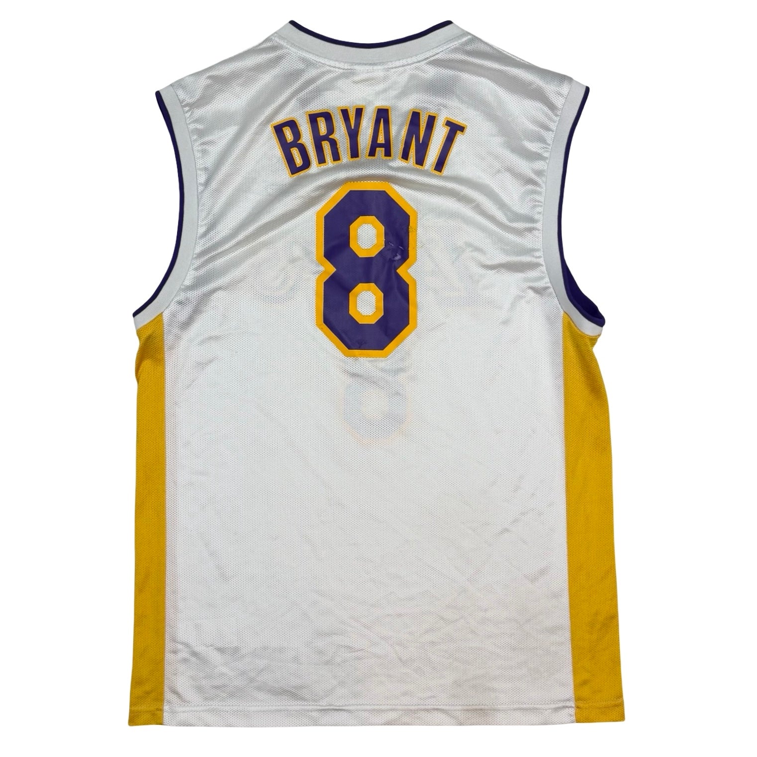 Vintage Reebok Kobe Bryant Los Angeles Lakers Away Jersey White