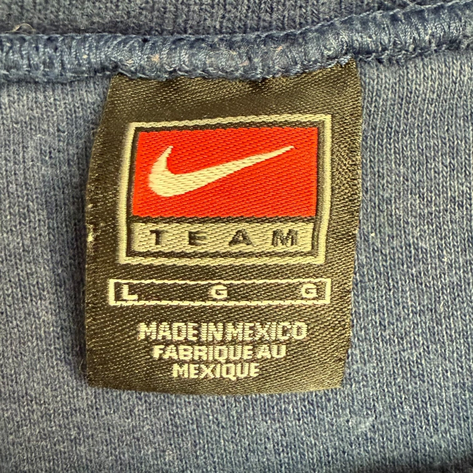 Vintage Nike Teams Dallas Cowboys Crewneck Navy Blue