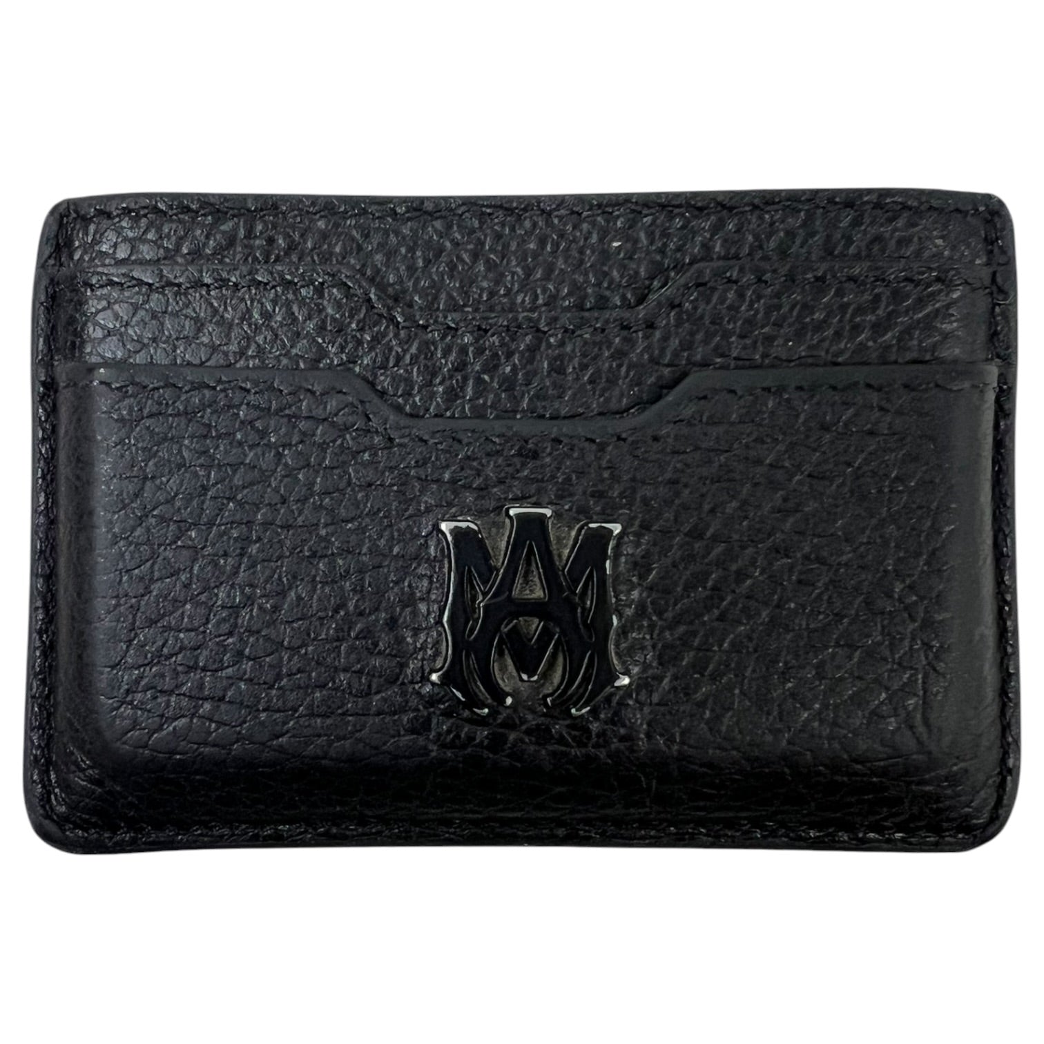 Amiri Black MA Leather Card Holder