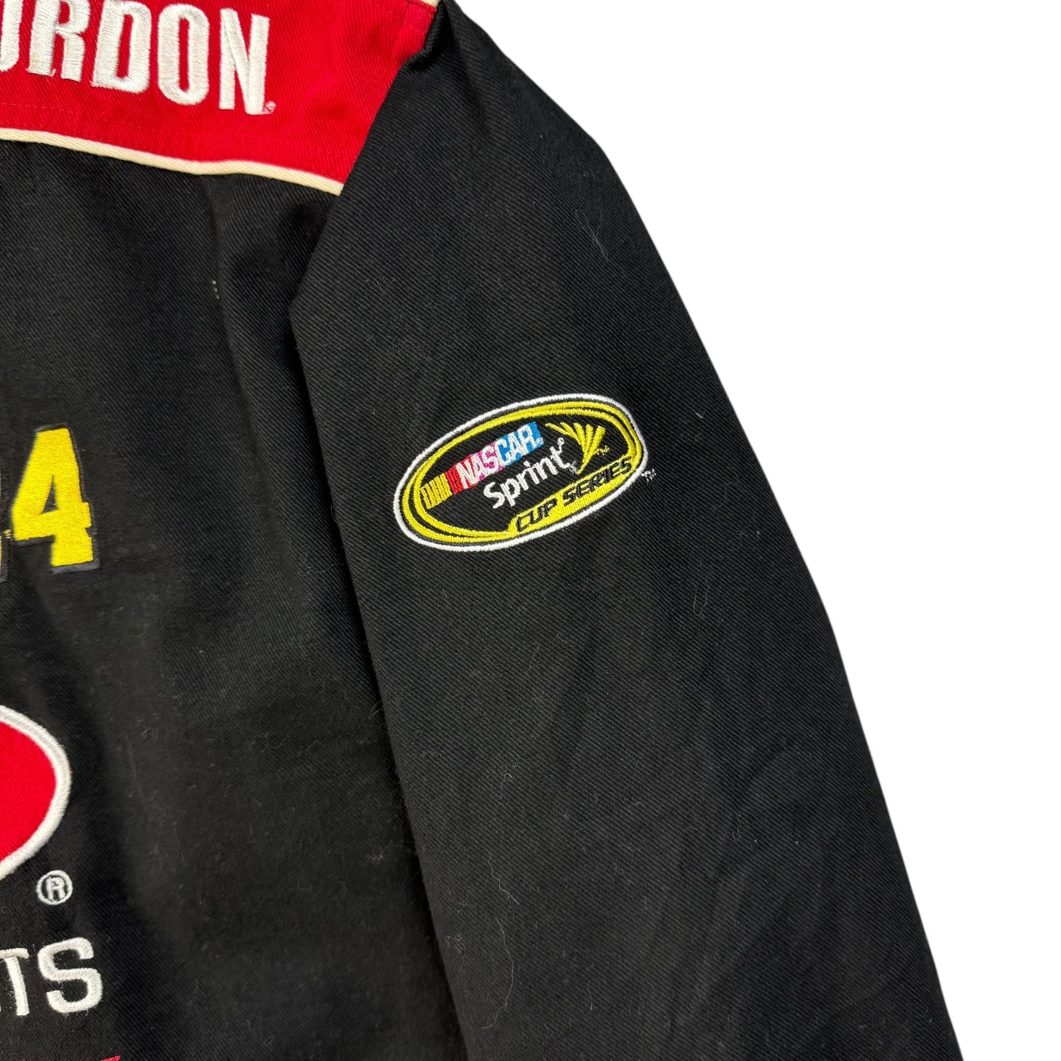 Vintage NASCAR Jeff Gordon Racing Jacket Black/Red