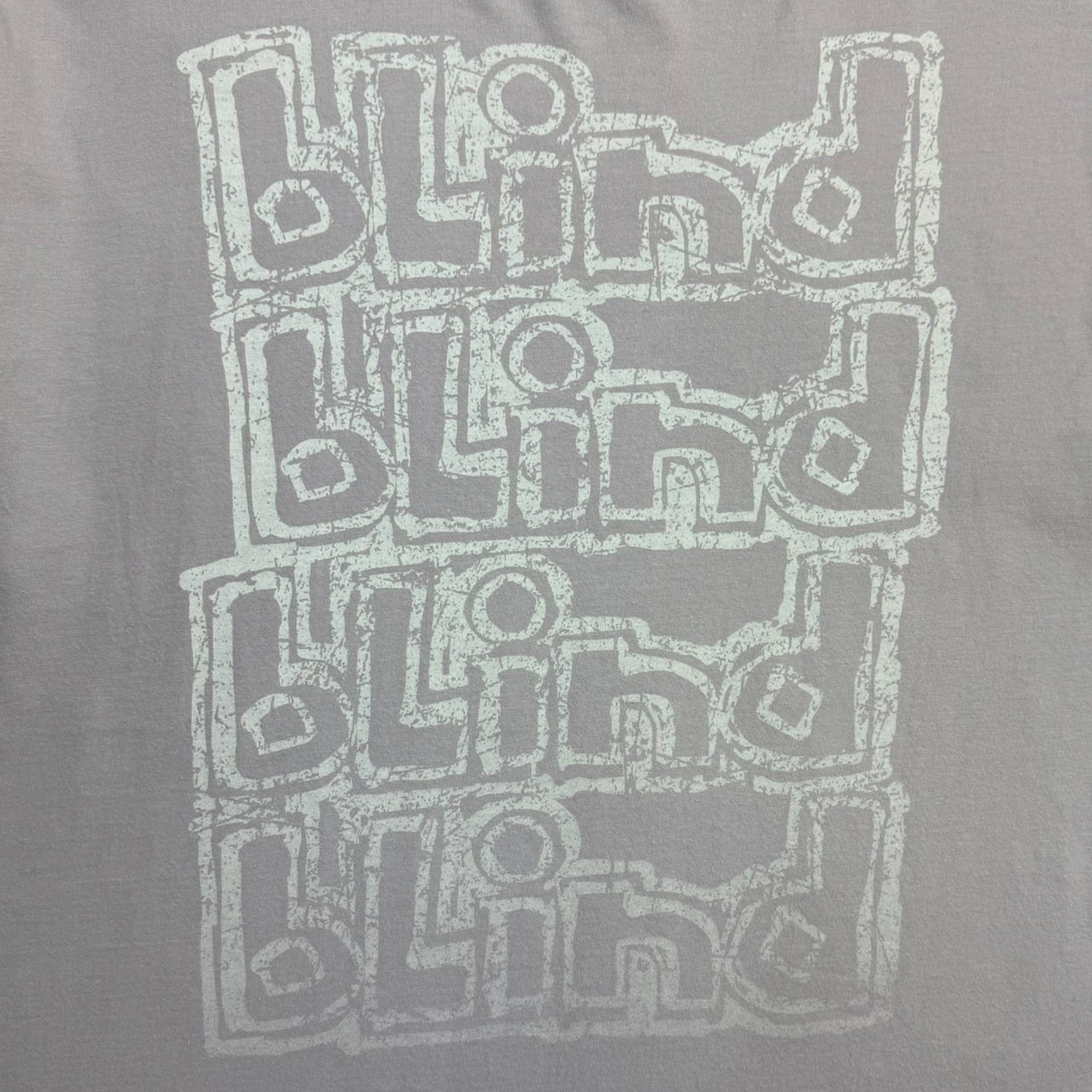 Vintage Y2K Blind Skateboards T-Shirt Pale Purple