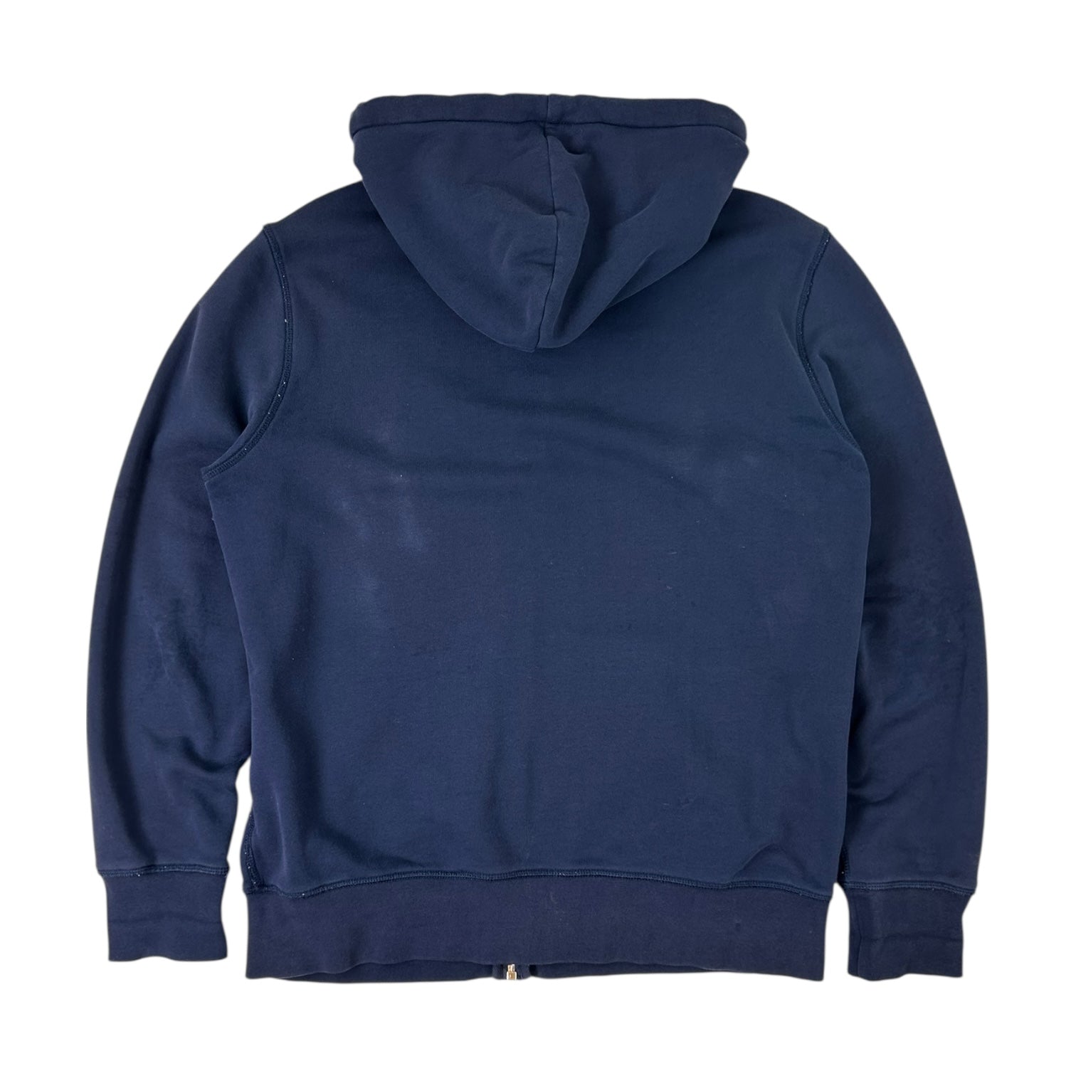 Vintage Burberry Zip-Up Hoodie Navy