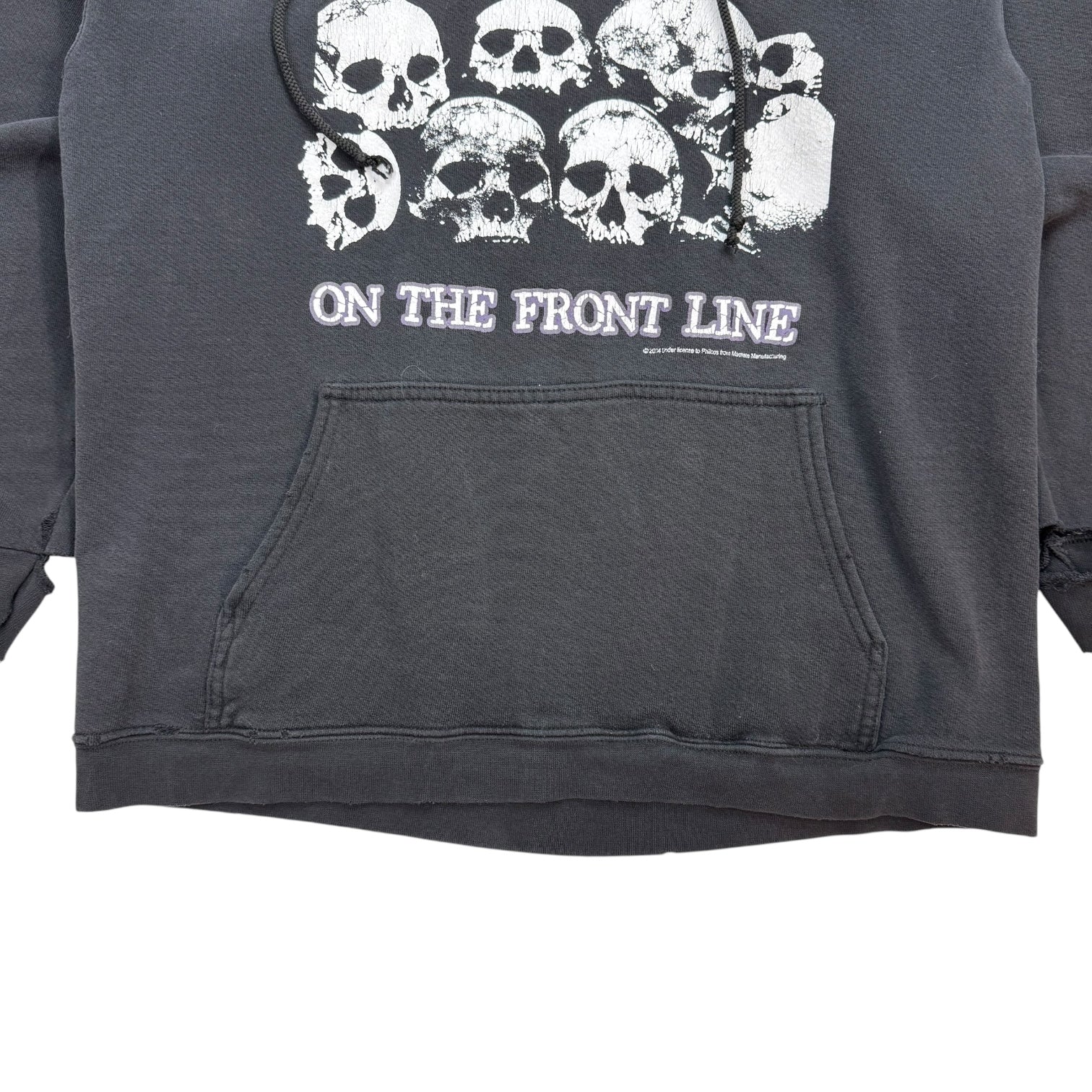 2004 The Casualties ‘On The Frontline’ Hoodie Black