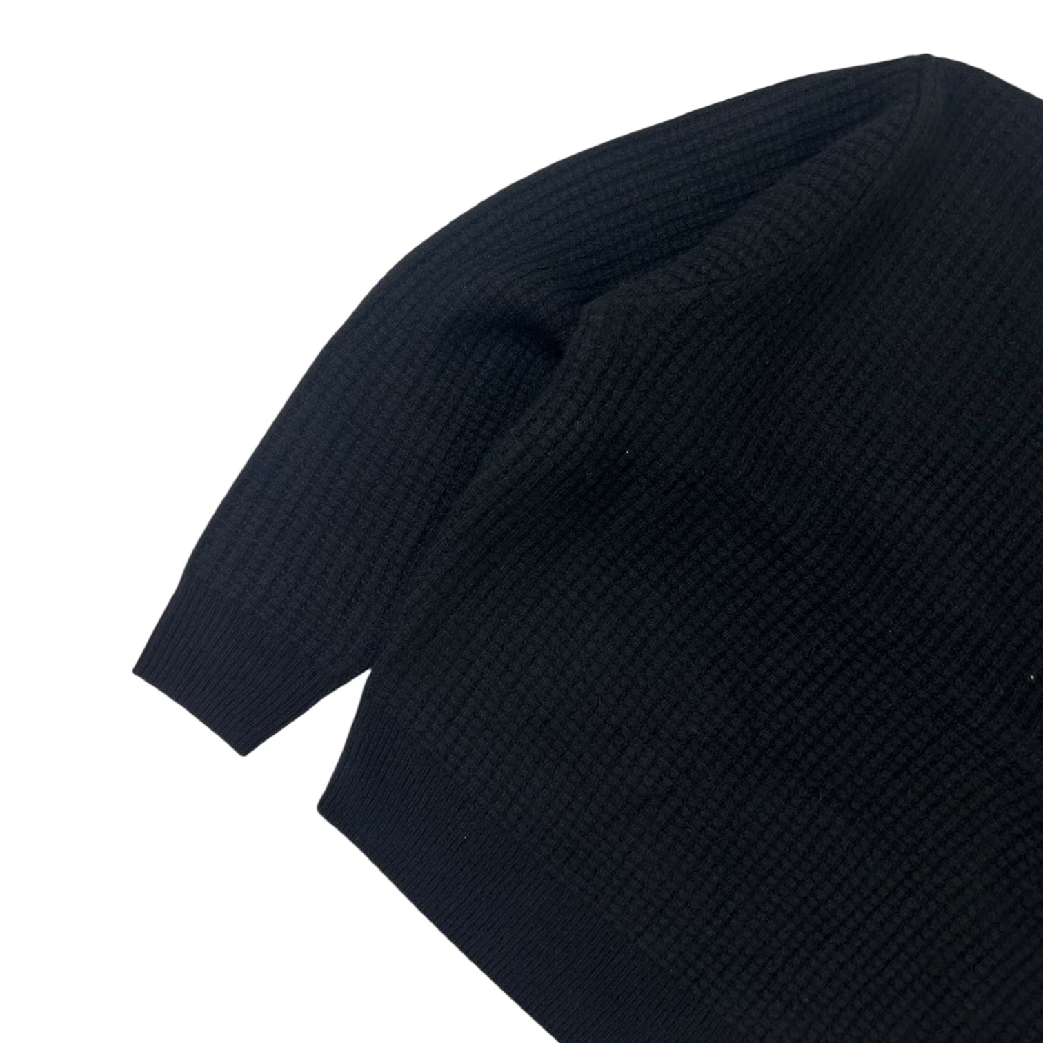 Stussy Waffle Cashmere Sweater Black
