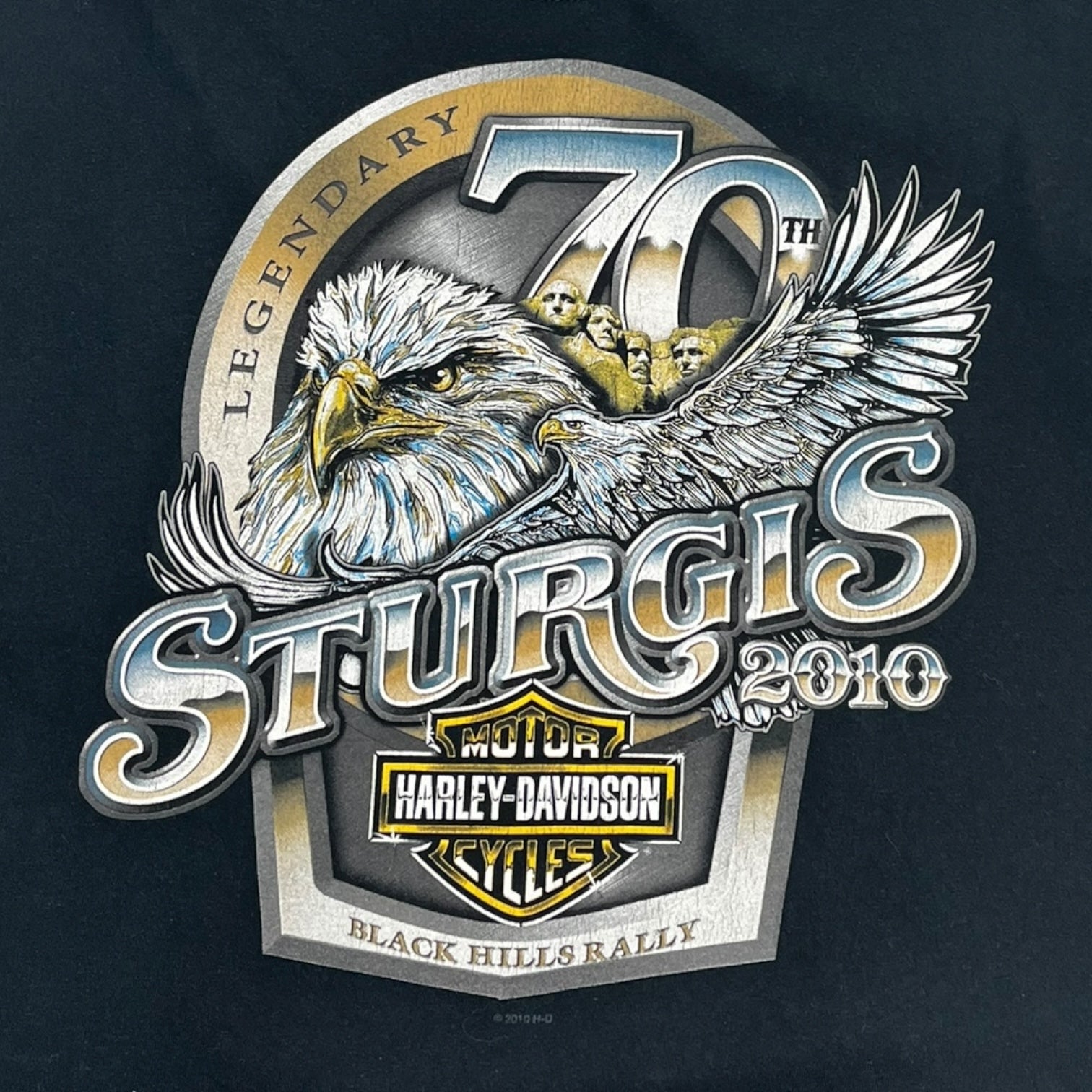2010 Harley Davidson Sturgis South Dakota T-Shirt