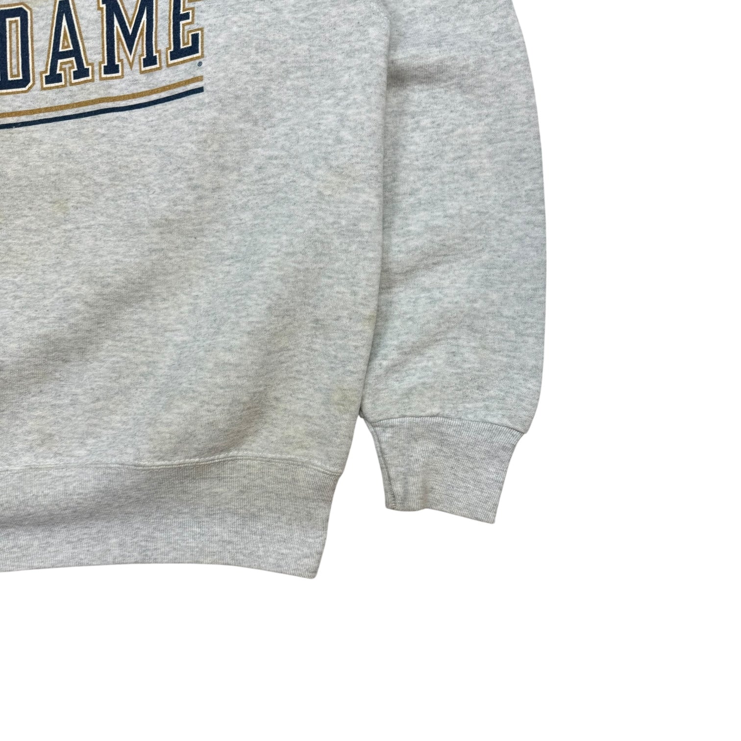 Vintage Notre Dame Fighting Irish Crewneck Grey