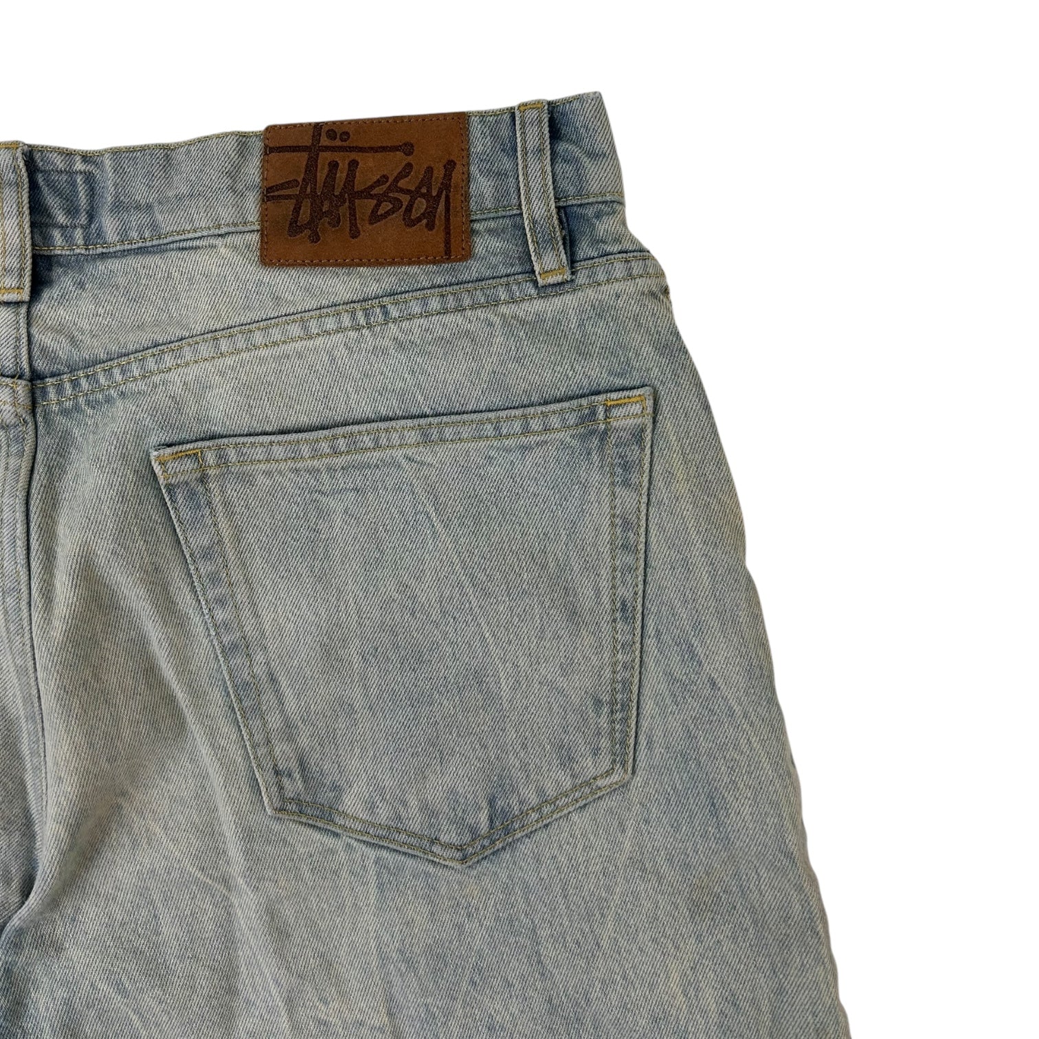 Stussy Big Ol Jean Shorts Sand Wash