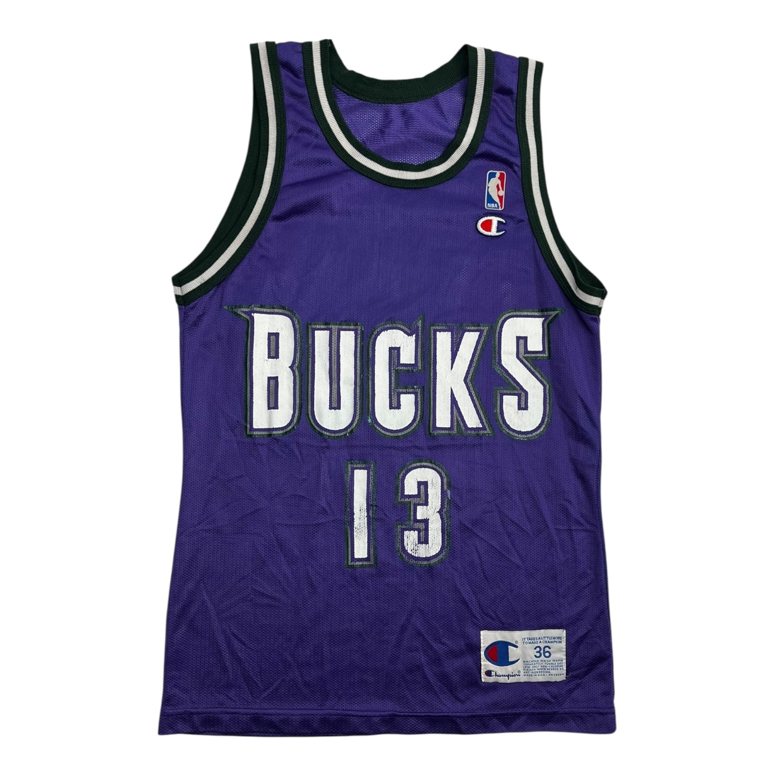 Vintage Champion Milwaukee Bucks Glenn Robinson Jersey
