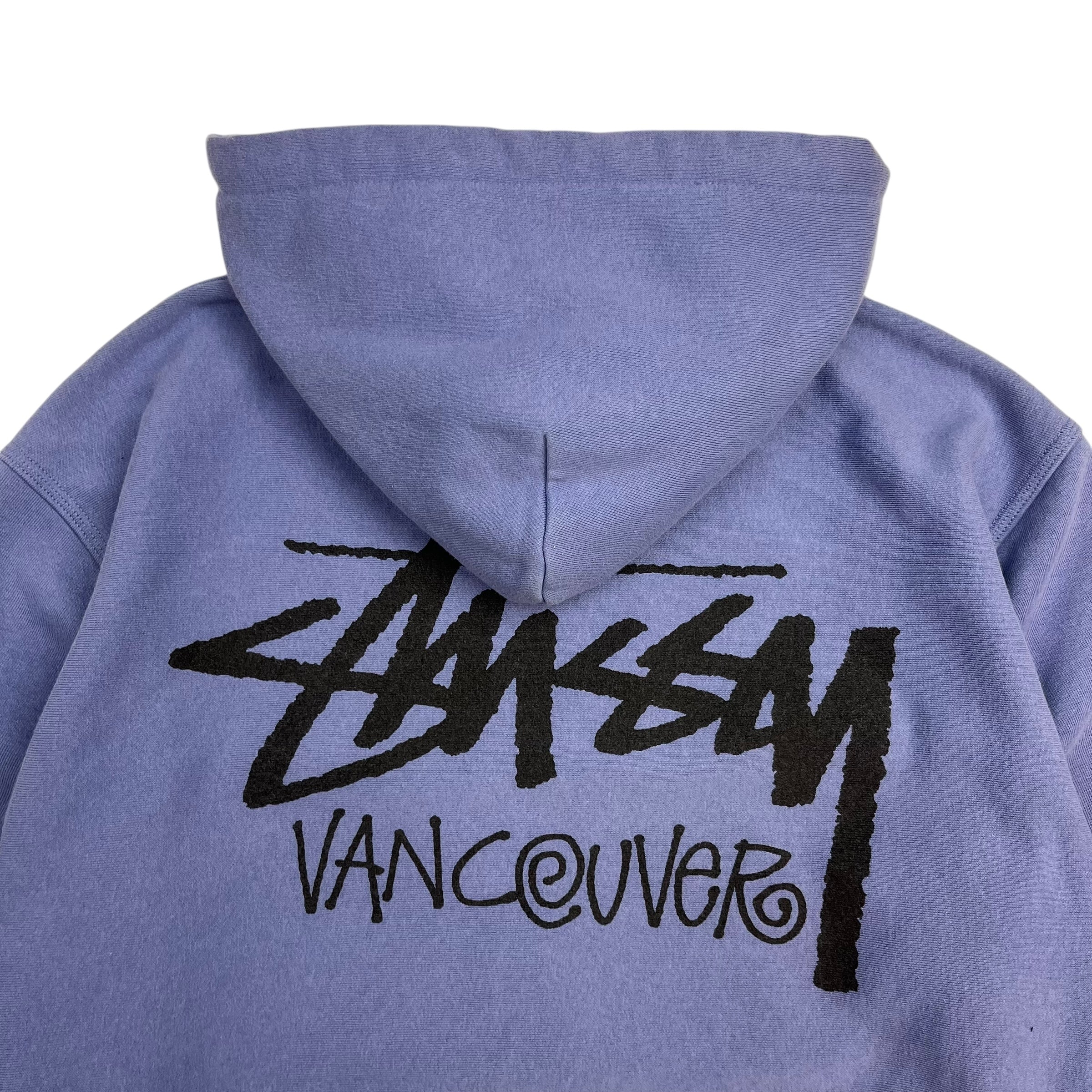Stussy Vancouver Chapter Zip Up Hoodie Lavender Purple