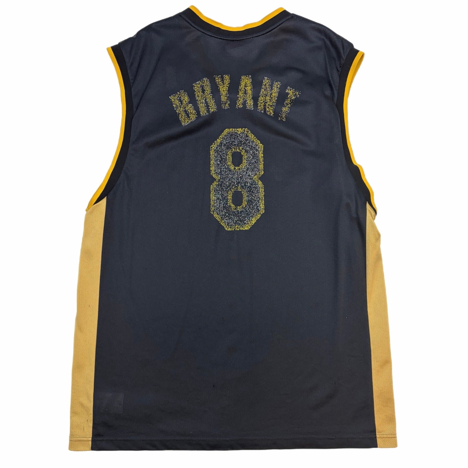 Vintage Kobe Bryant #8 Reebok Jersey Black/Yellow