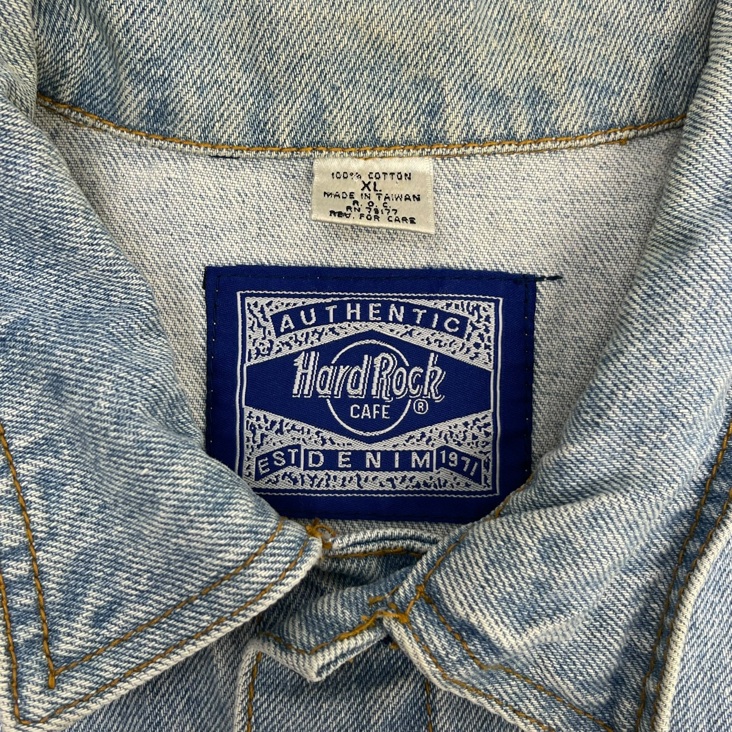 Vintage Hard Rock Cafe Las Vegas Denim Jacket