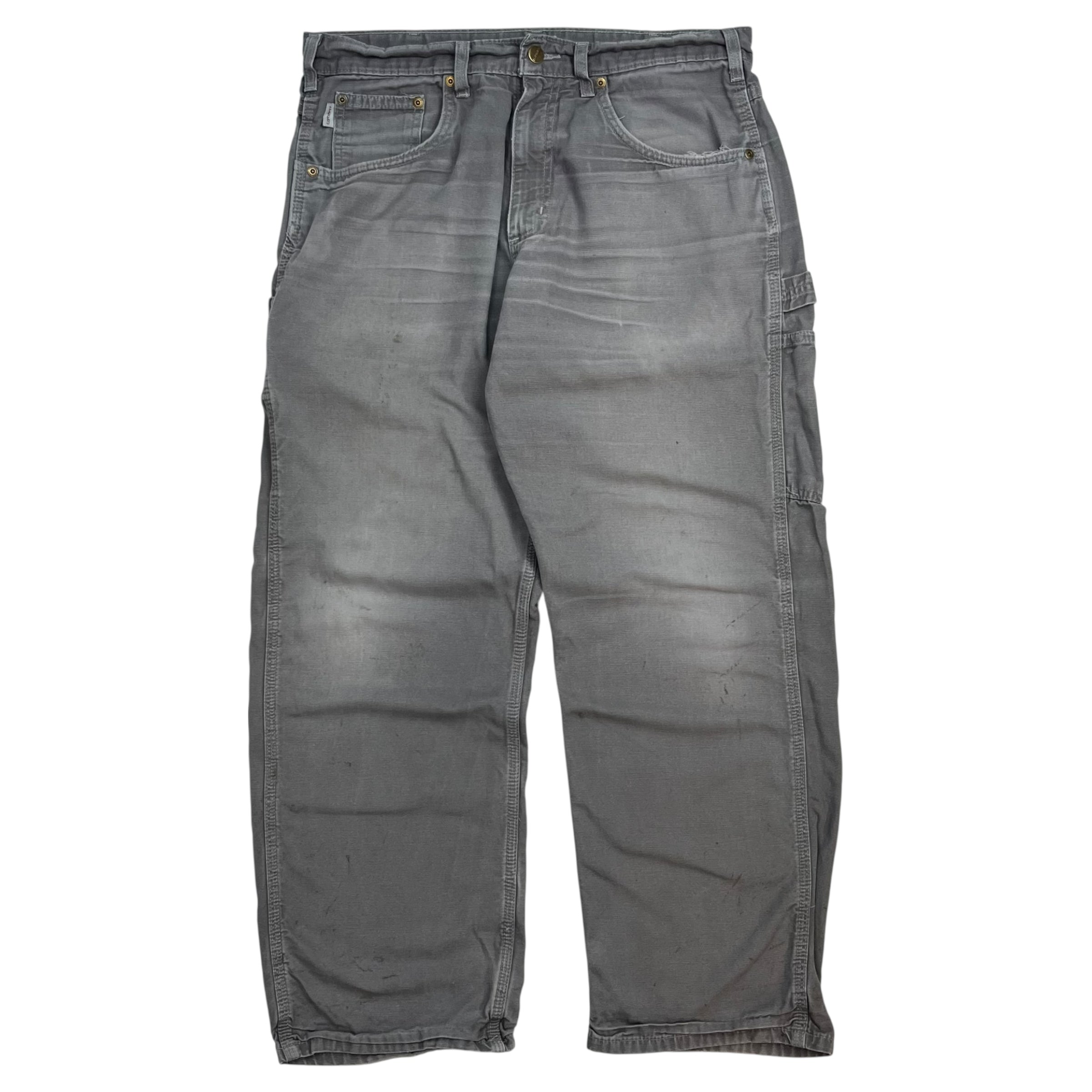 Vintage Carhartt Dungaree Pants Light Grey