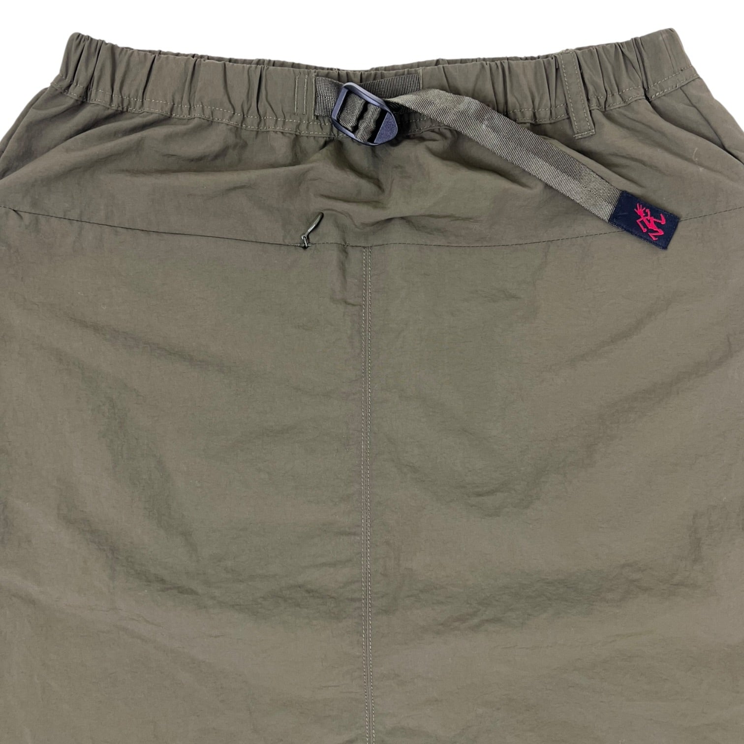 (W) Gramicci Nylon Packable Midi Skirt Olive Green