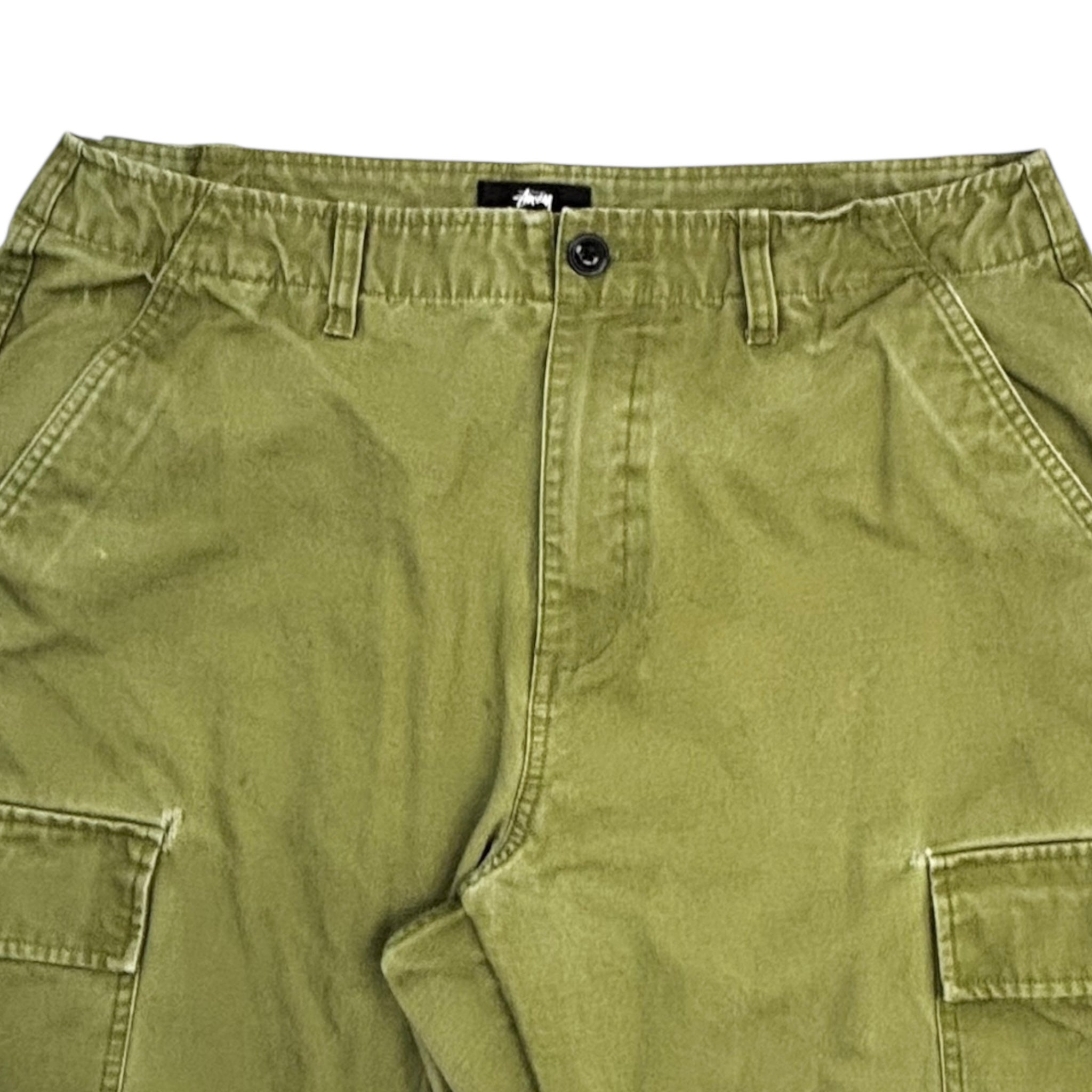 Stussy Surplus Cargo Ripstop Pants Green