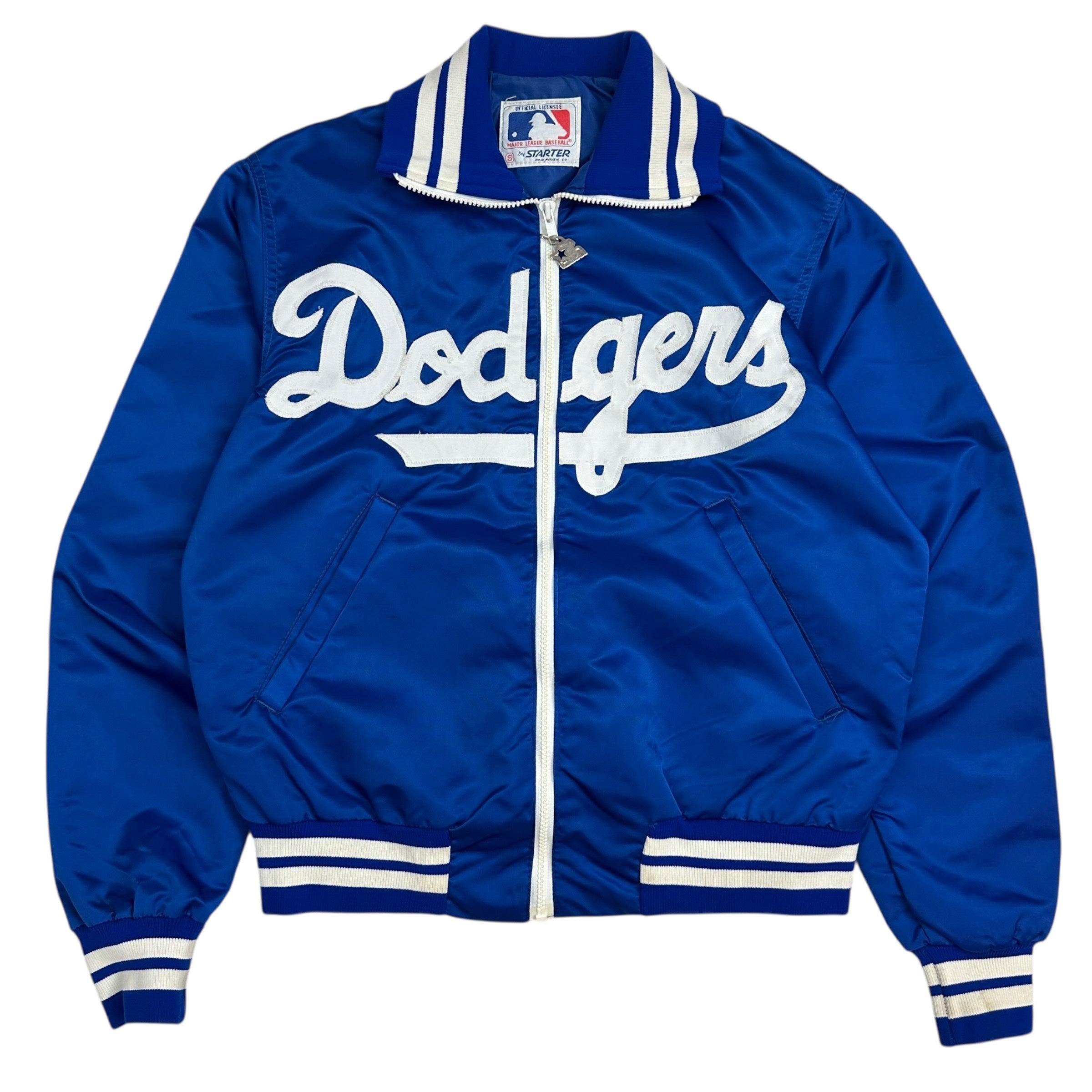 Vintage Los Angeles Dodgers Starter Satin Jacket Navy
