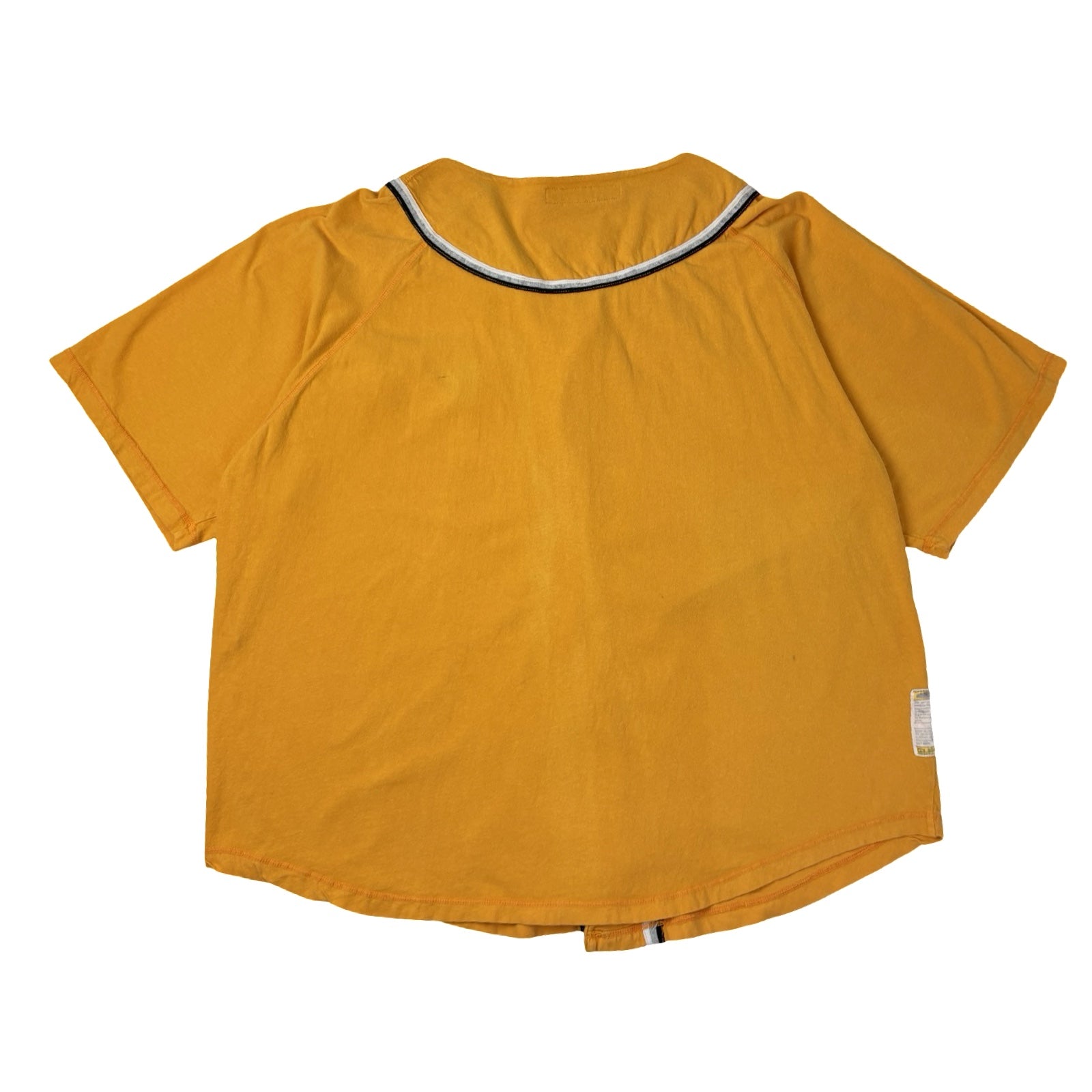 Vintage Y2K Quicksilver Baseball Jersey Yellow