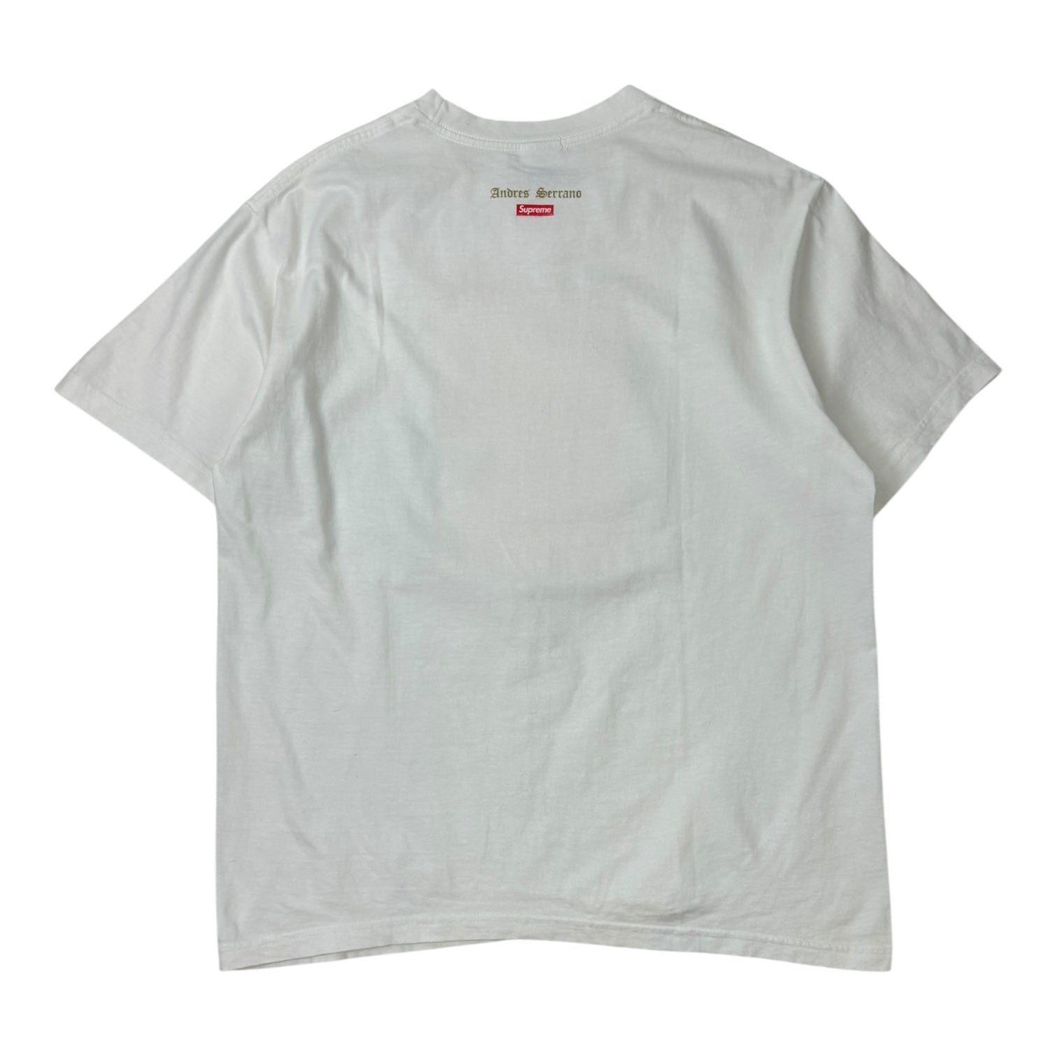Supreme x Andres Serrano FW17 Piss Christ T-Shirt White