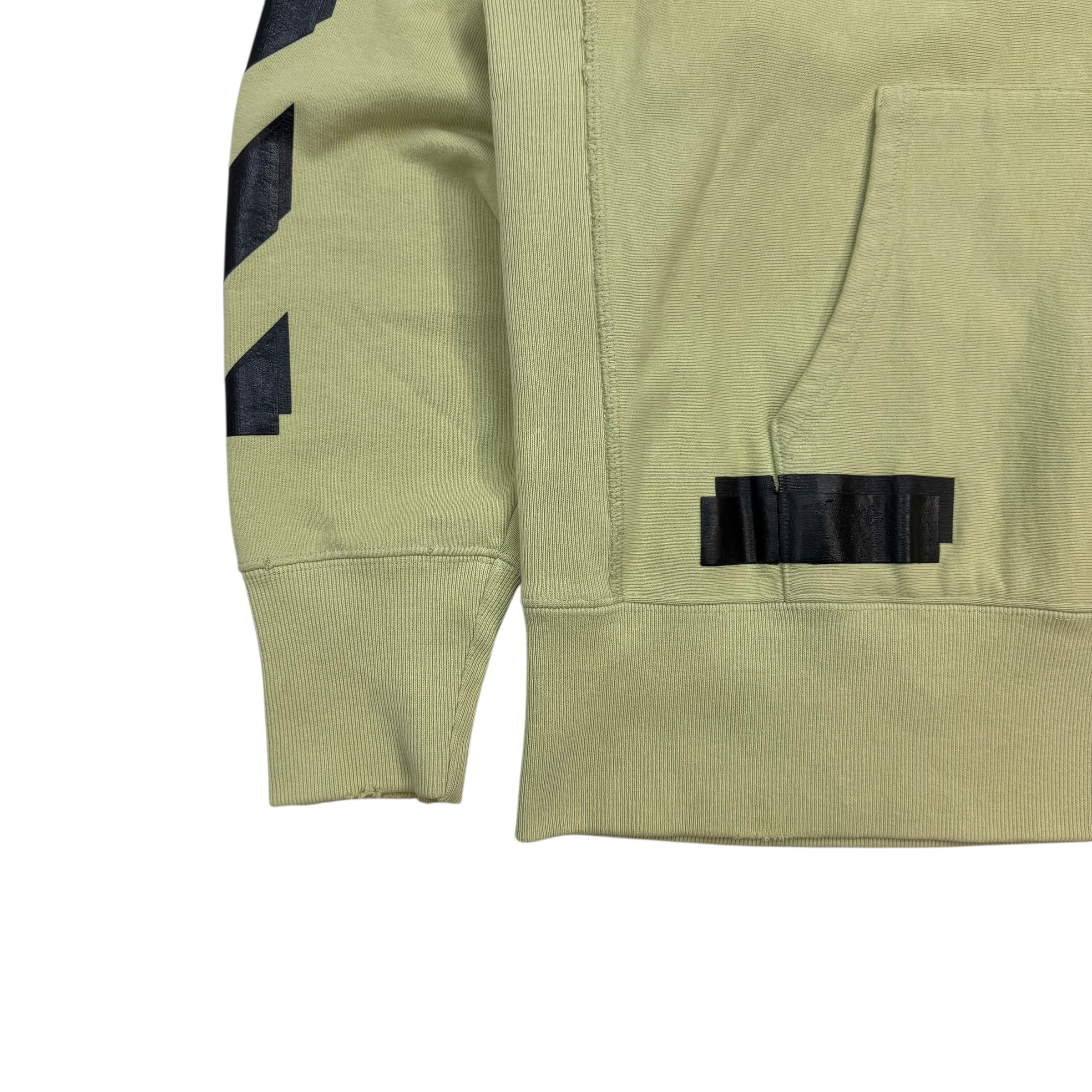 Off-White x Champion Arrows Hoodie Green