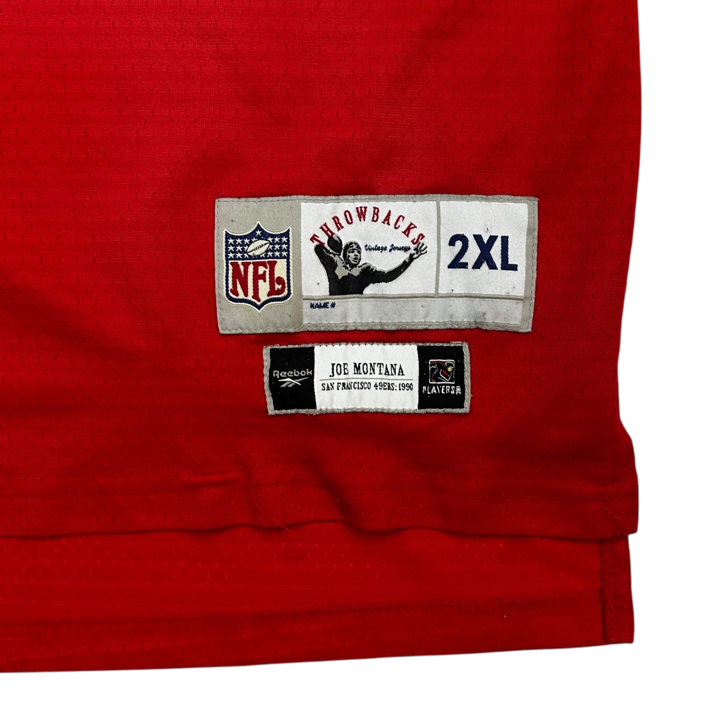 Vintage Reebok Joe Montana San Francisco 49ers Jersey