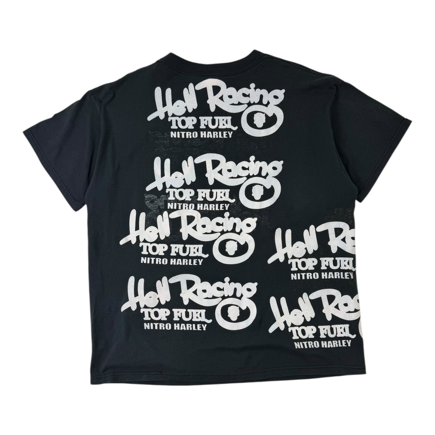 Vintage Hell Racing X Nitro Harley X Top Fuel AOP T-Shirt Black