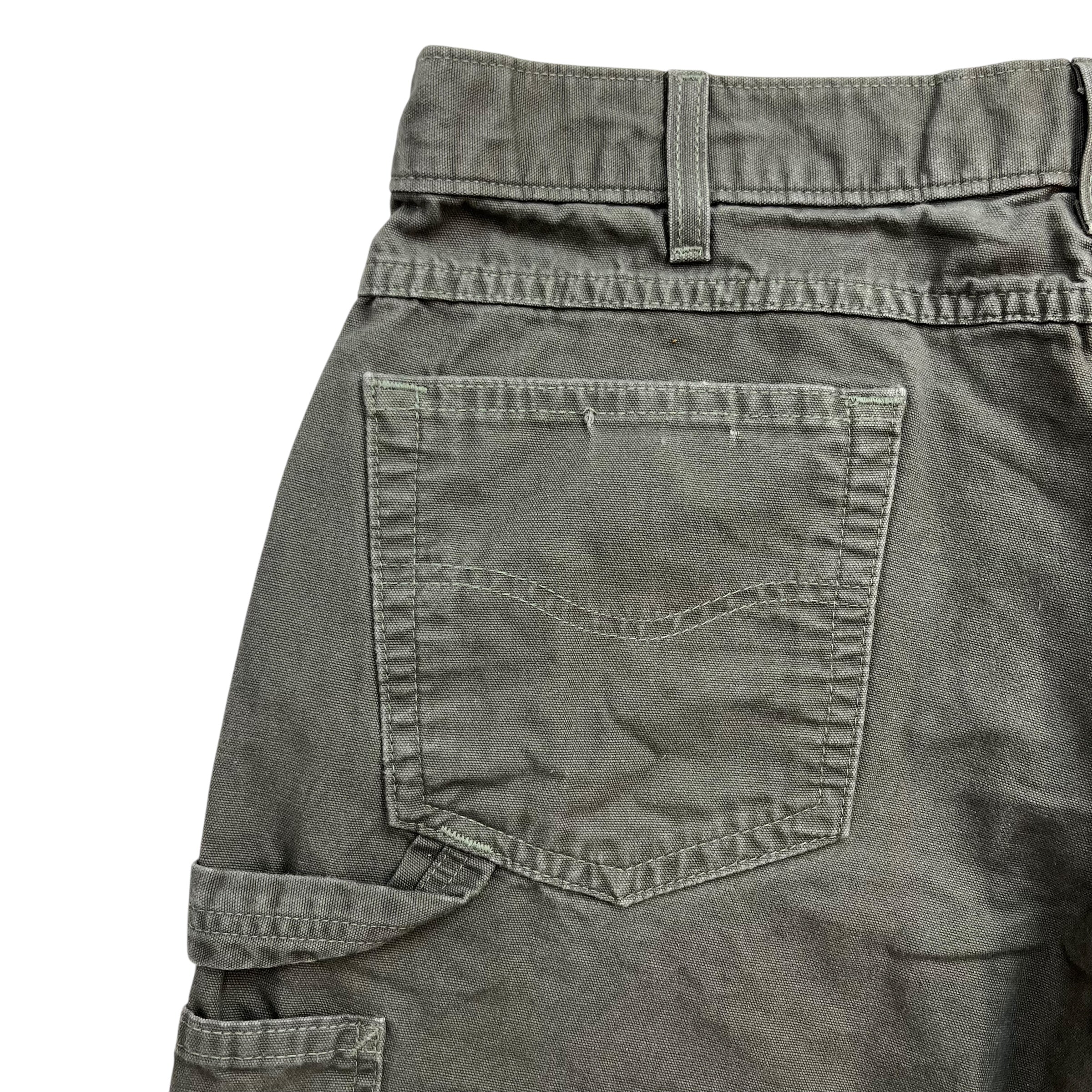 Vintage Carhartt Dungaree Pants Grey Green