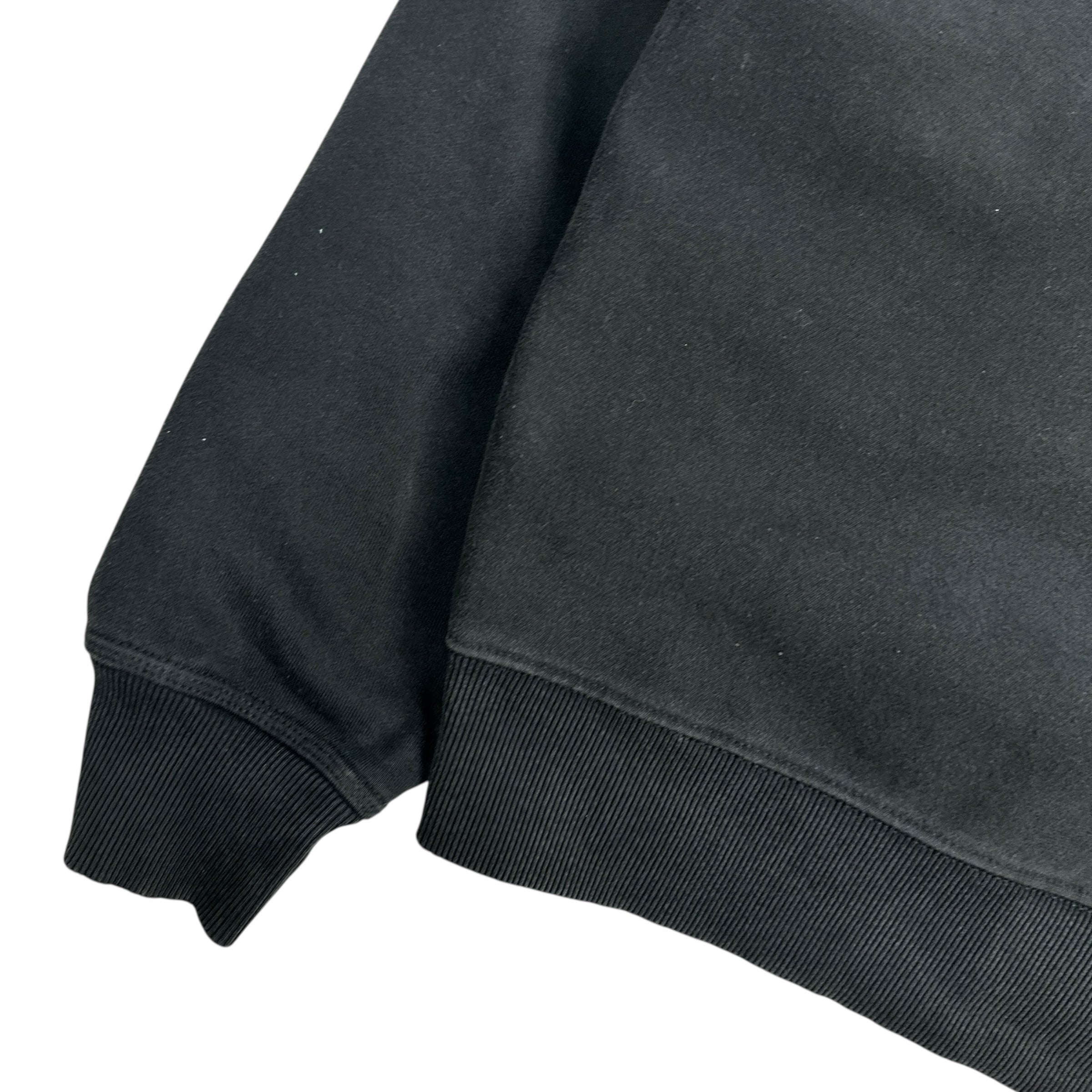Stussy Classic Logo Zip Up Hoodie Black