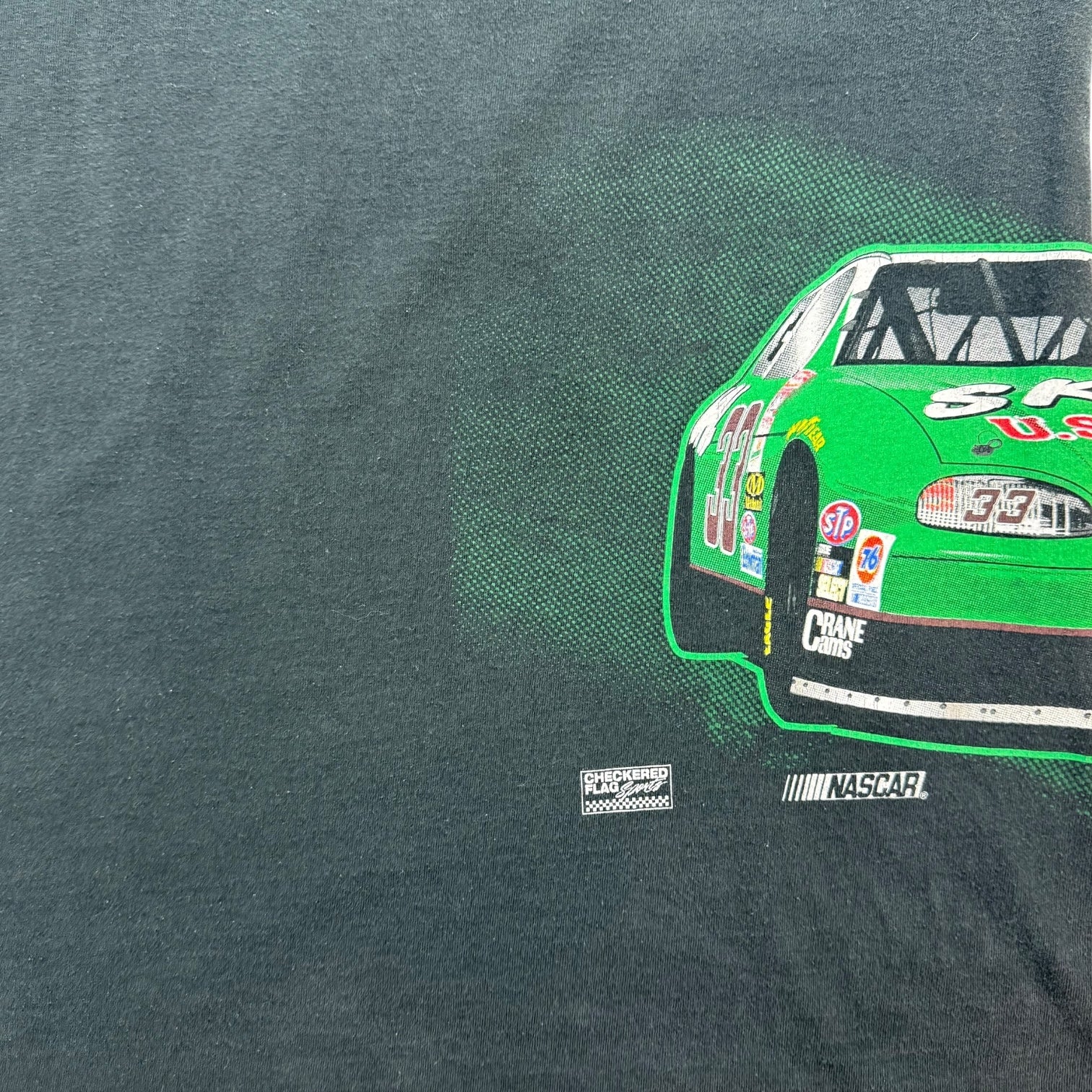 Vintage NASCAR Ken Schrader Tee Black