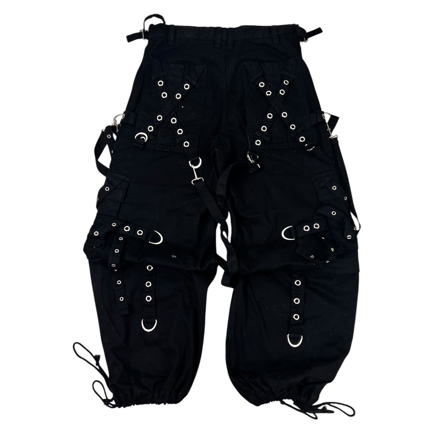 Tripp NYC X-Strap Zip Off Pants Black