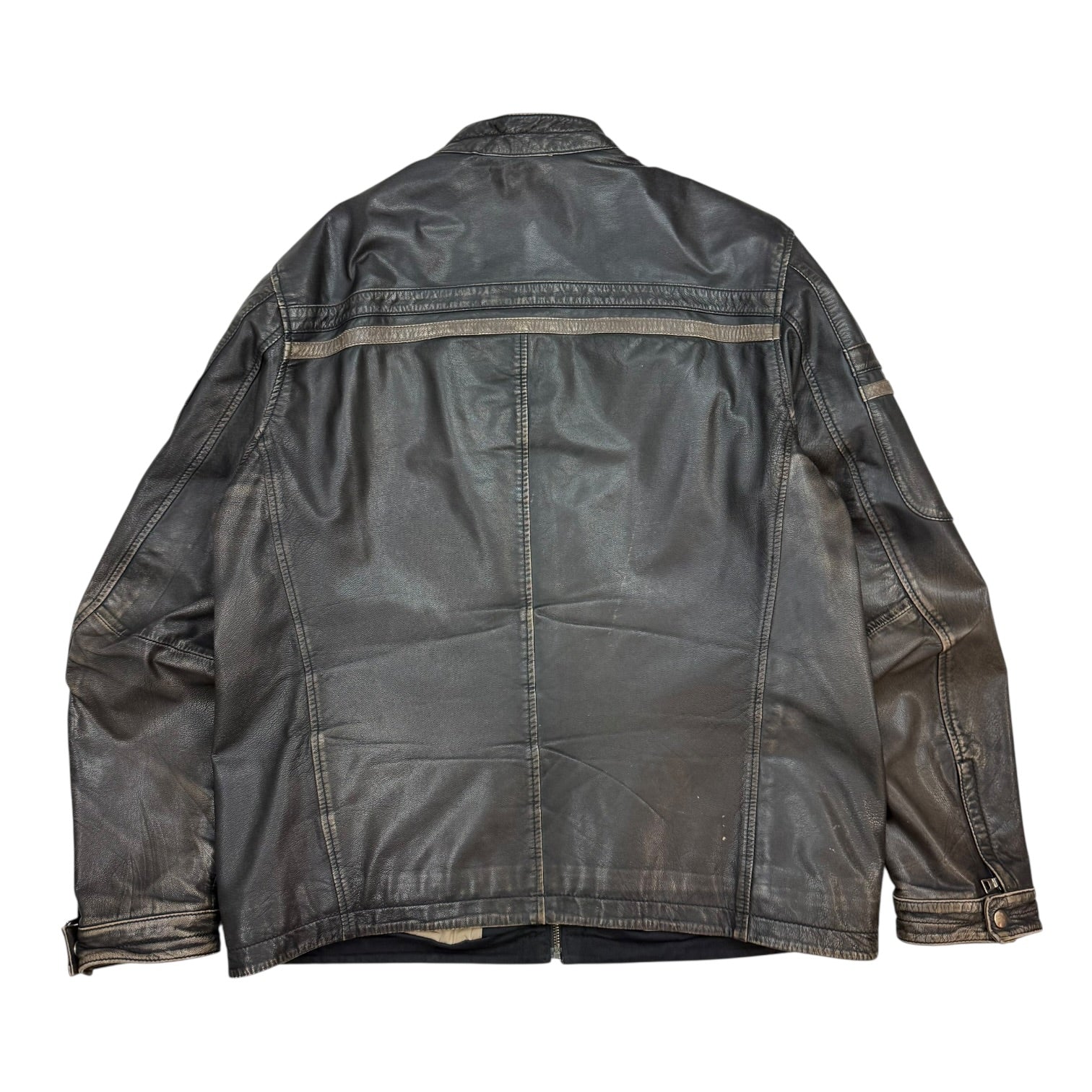Vintage Danier Leather Moto Jacket Brown