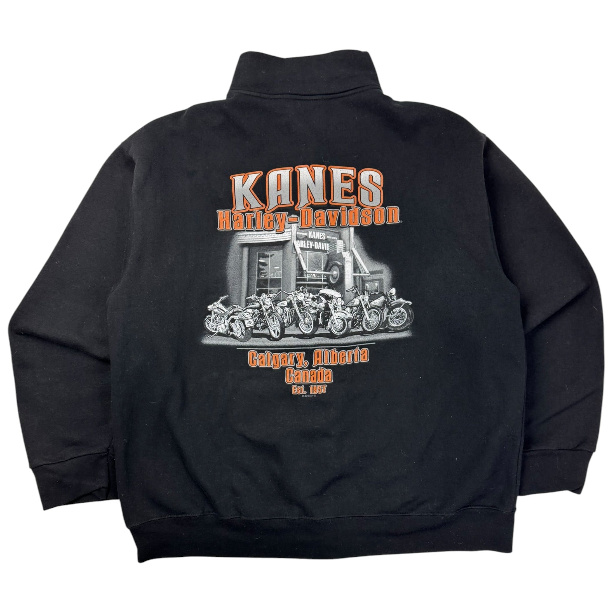 Harley Davidson Calgary Alberta Full Zip Sweater