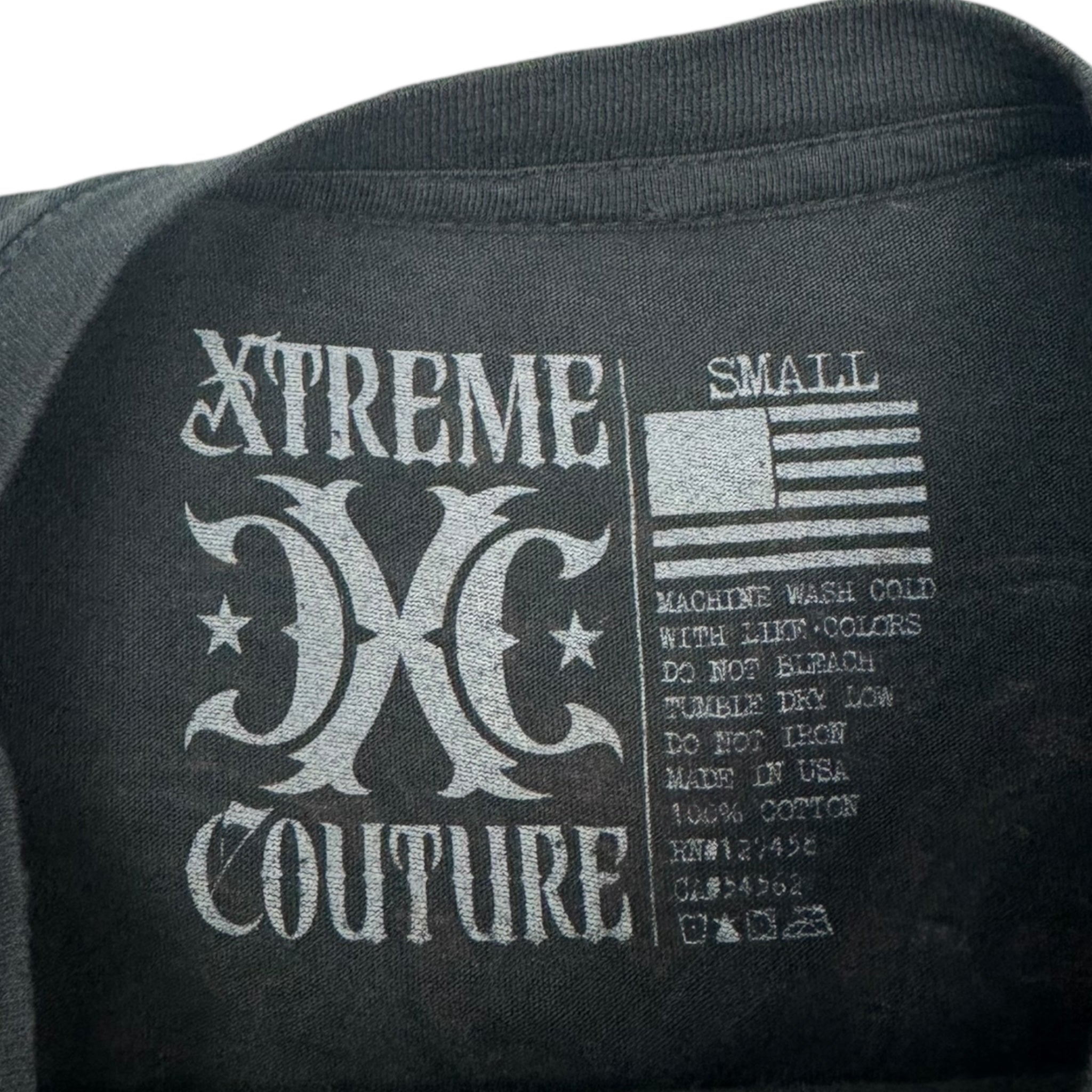 Y2K Xtreme Couture Triple Skull Cyber Mall Goth T-Shirt