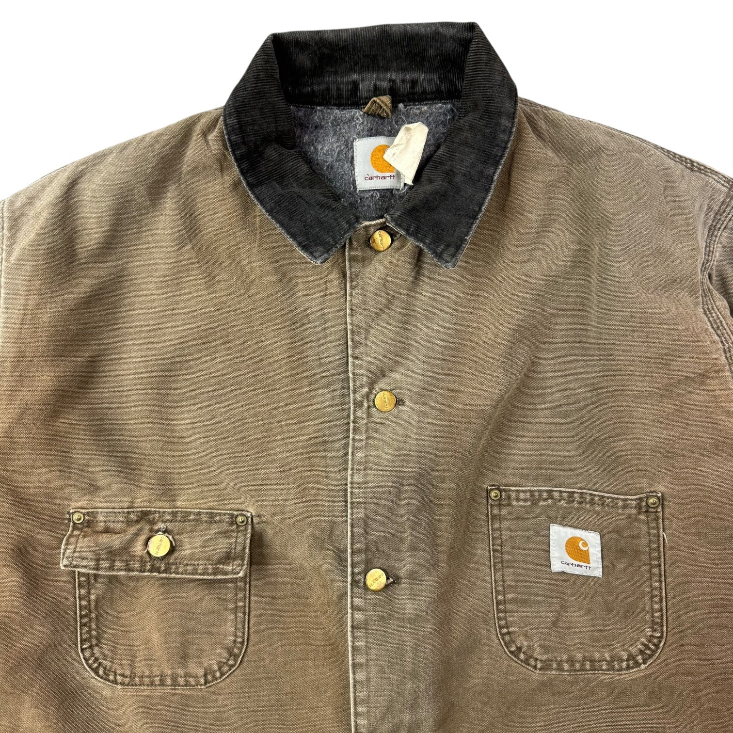 Vintage Carhartt Michigan Jacket Faded Tan