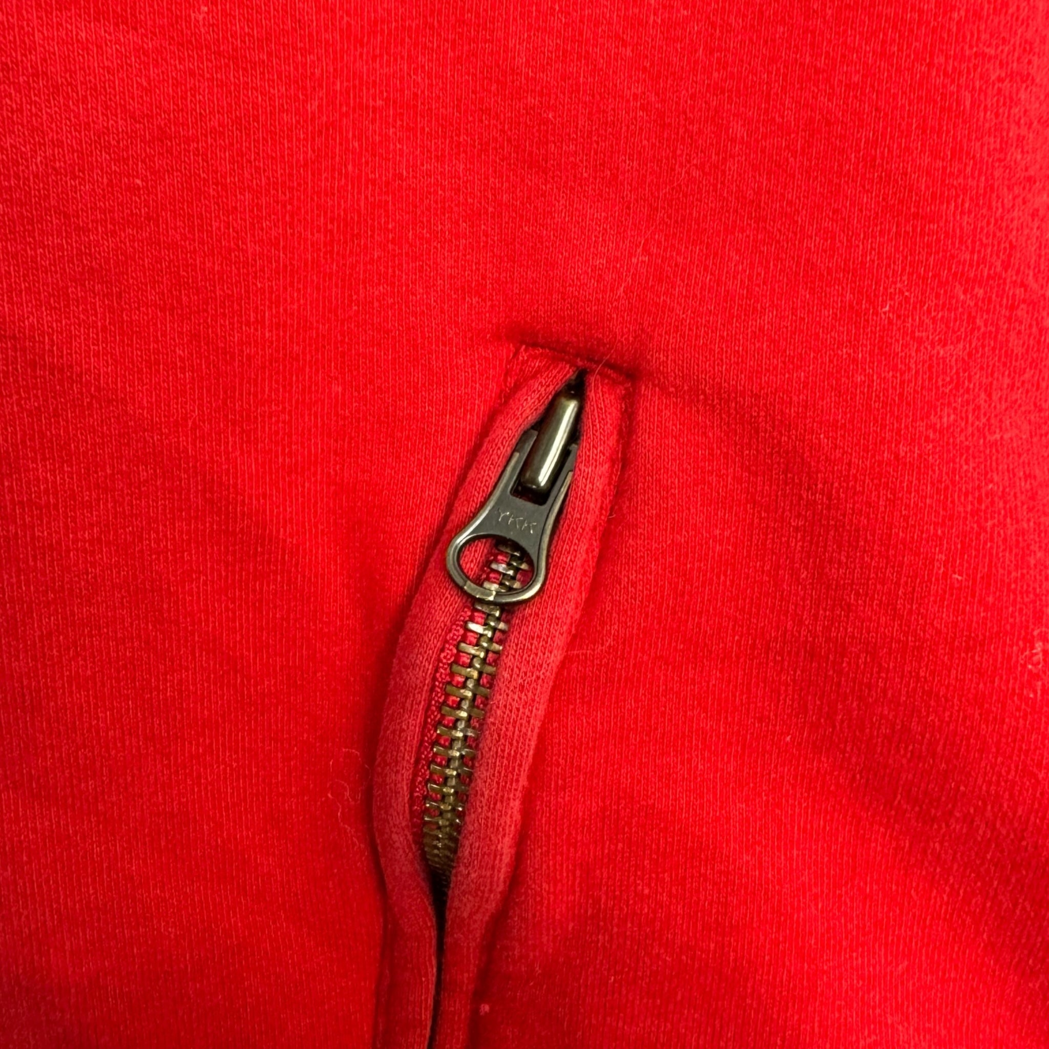 Vintage Polo Ralph Lauren Big Pony Zip Sweater Red