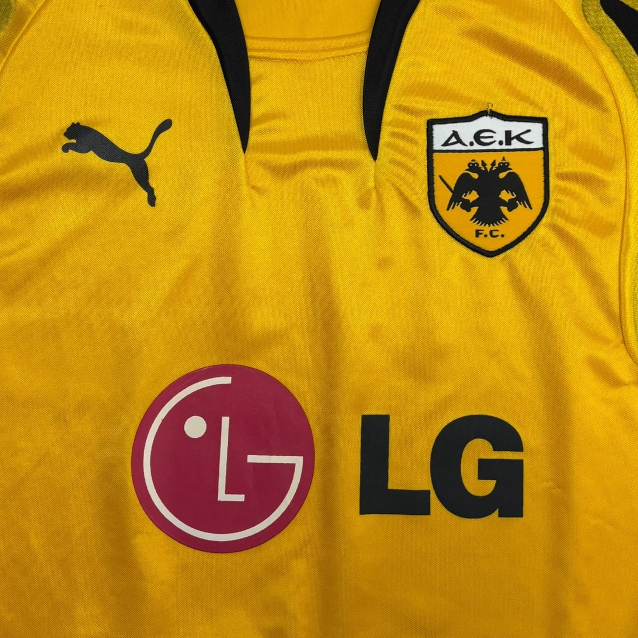 2007/08 AEK Athens Home Jersey