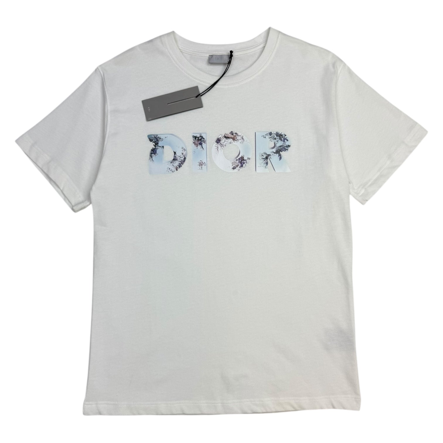 Dior x Daniel Arsham Eroded Logo T-Shirt White