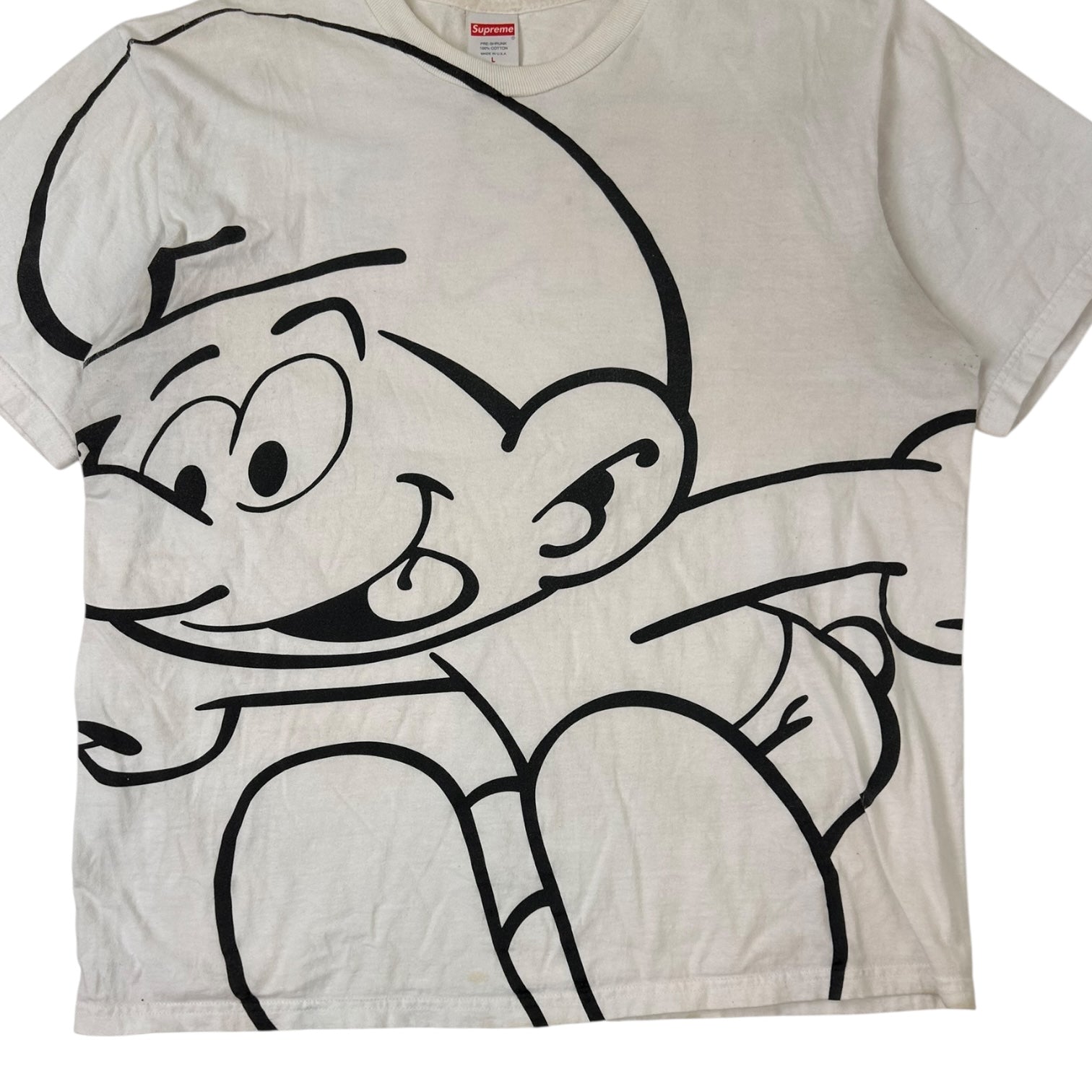 Supreme X Smurf T-Shirt White