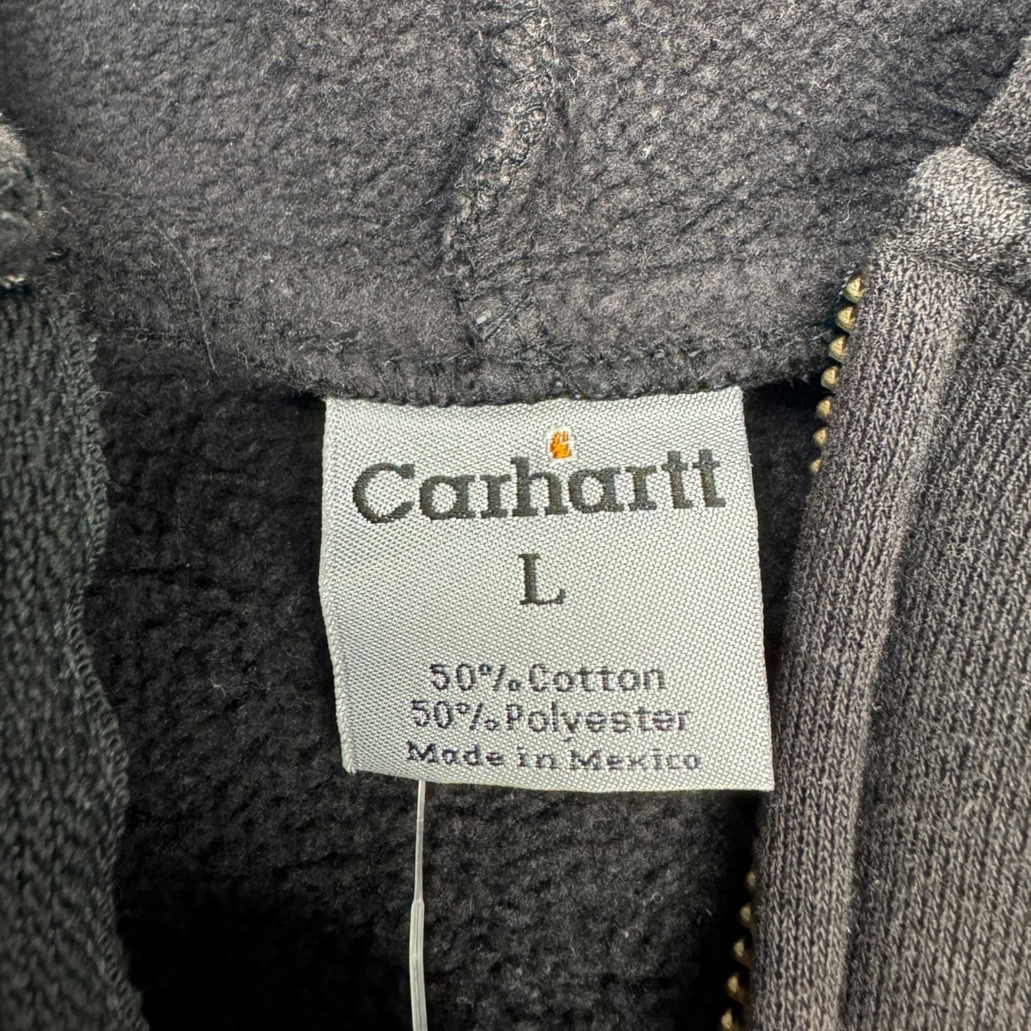 Vintage Carhartt Embrodiered Pocket Zip Hoodie