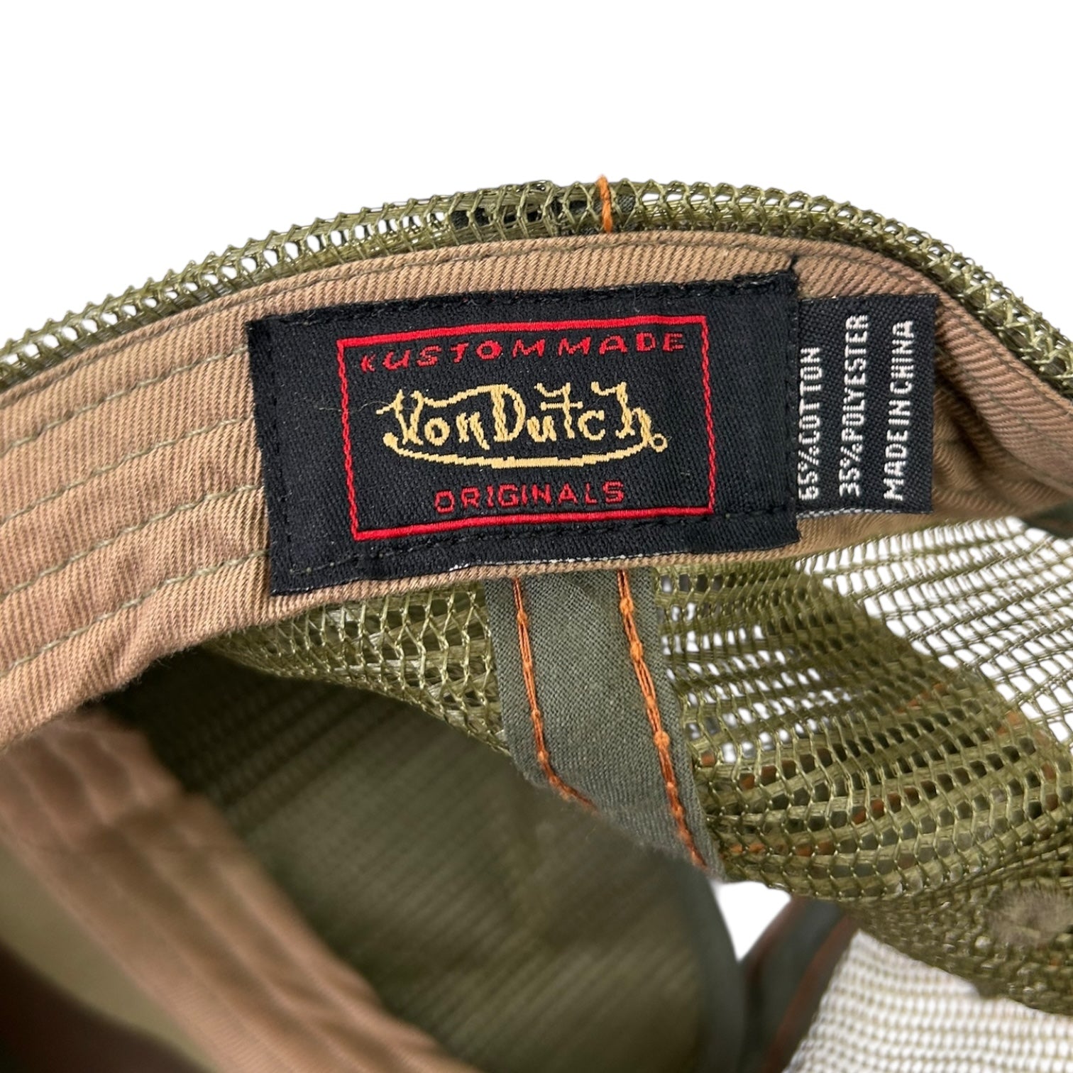 Vintage Y2K Von Dutch SnapBack Hat Camo