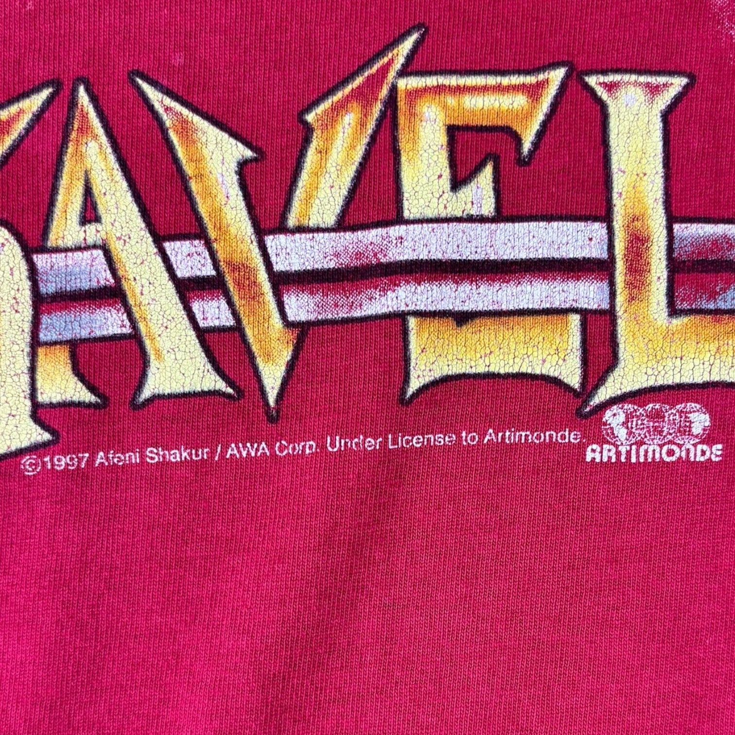 Vintage 1997 2Pac “Only God Can Judge Me” T-Shirt Red