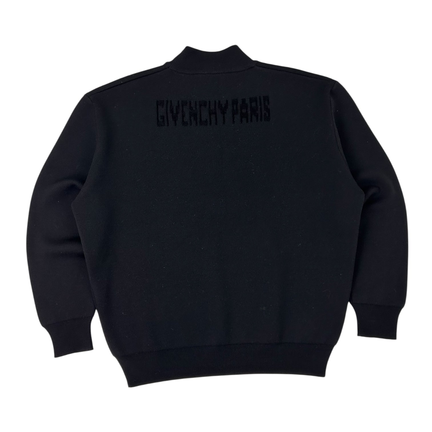 Givenchy Wool Graphic Print Crewneck Black