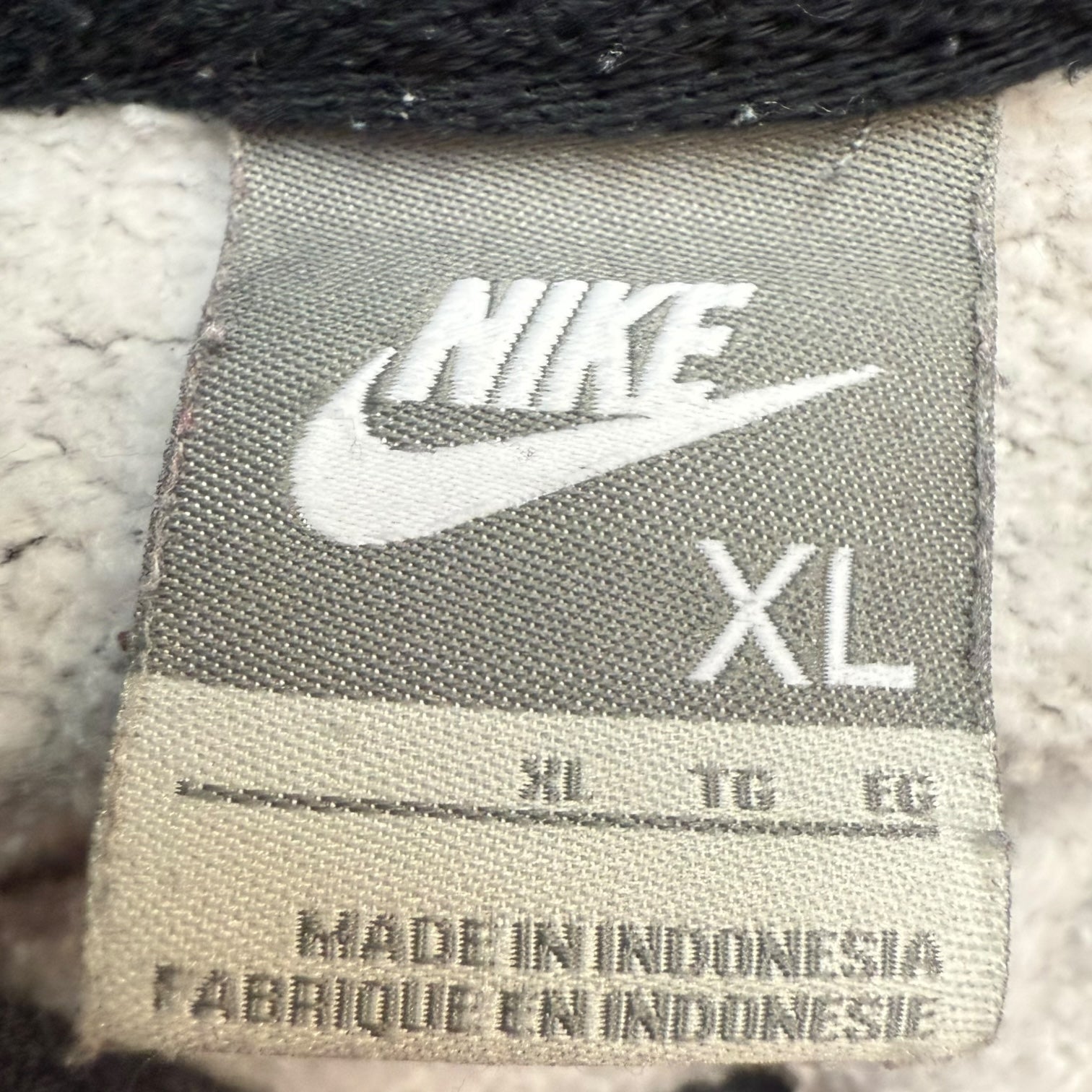 Vintage Nike Hoodie Stone Grey