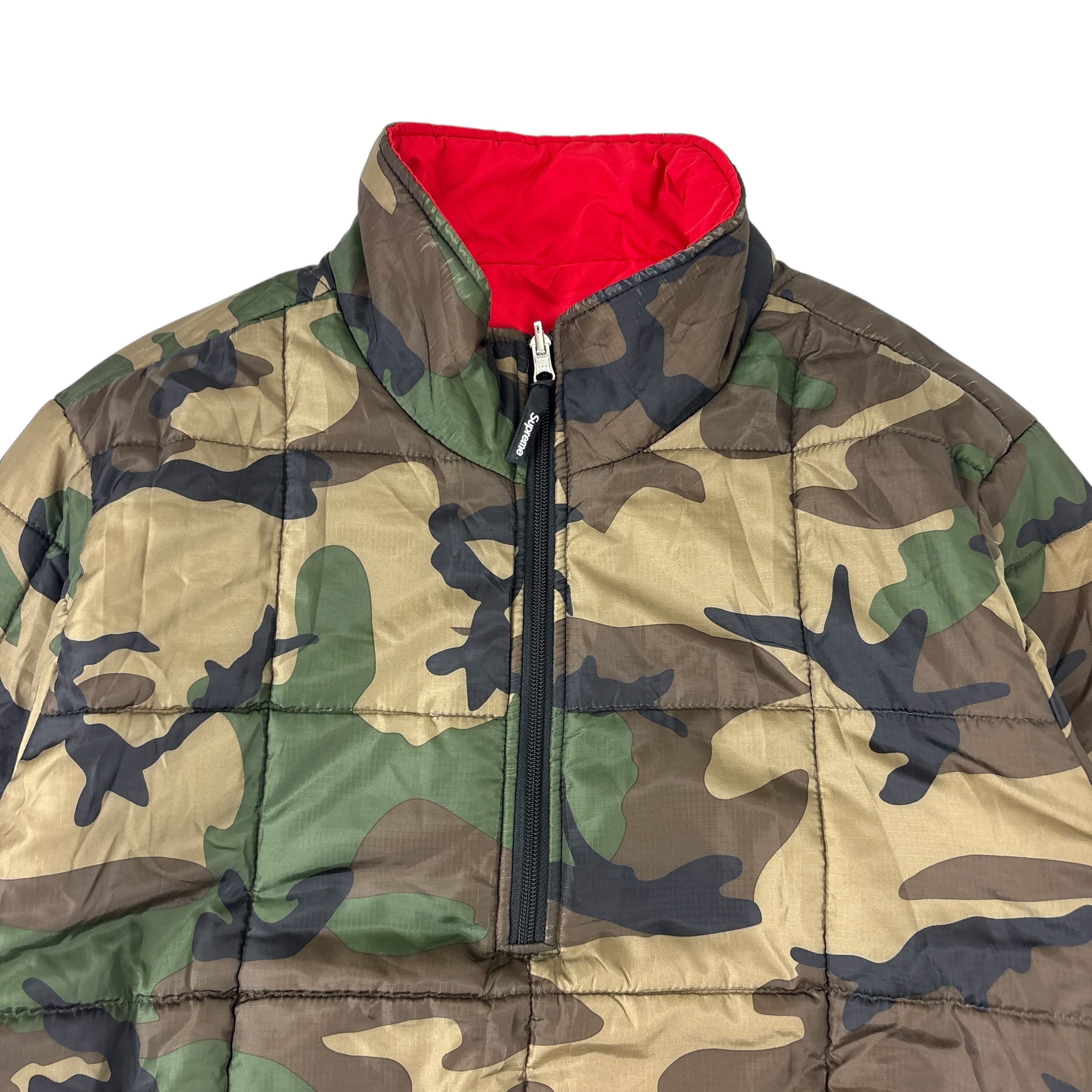 Supreme Reversible Pullover Puffer Half-Zip