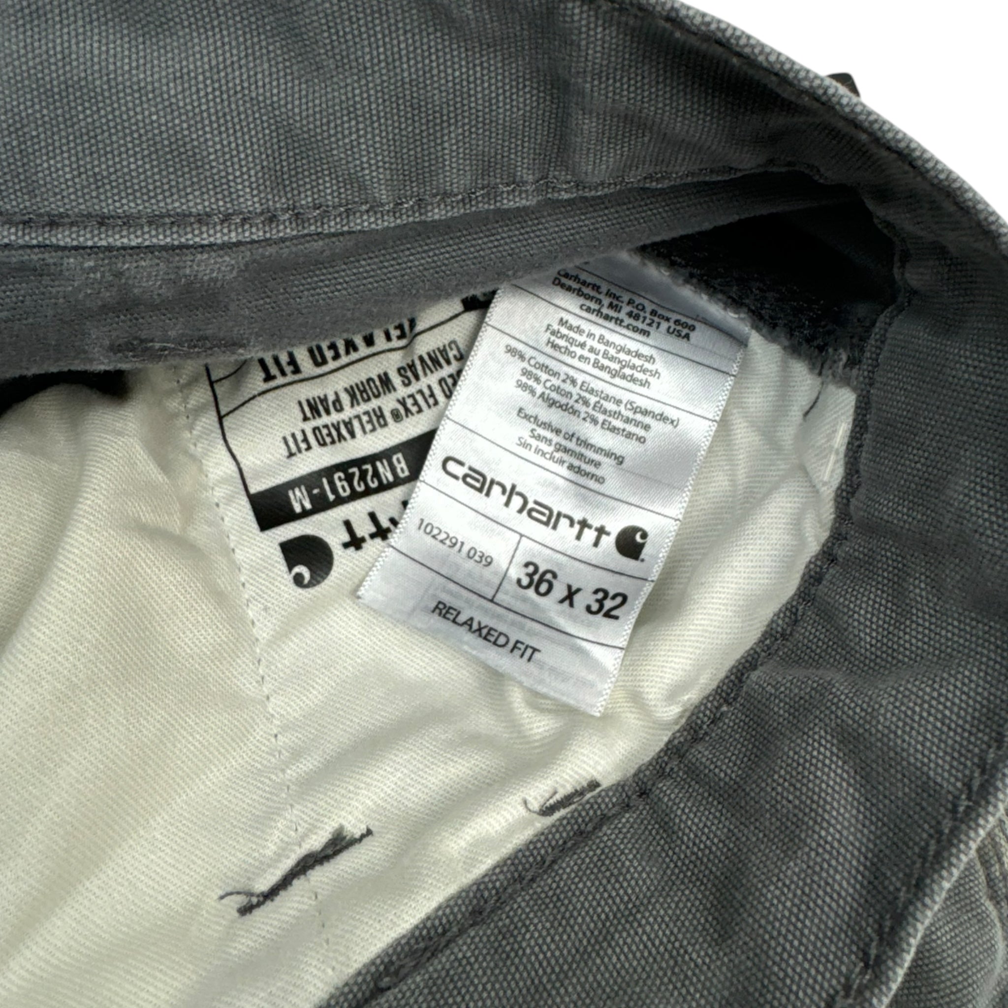 Carhartt Grey Slack Bottoms