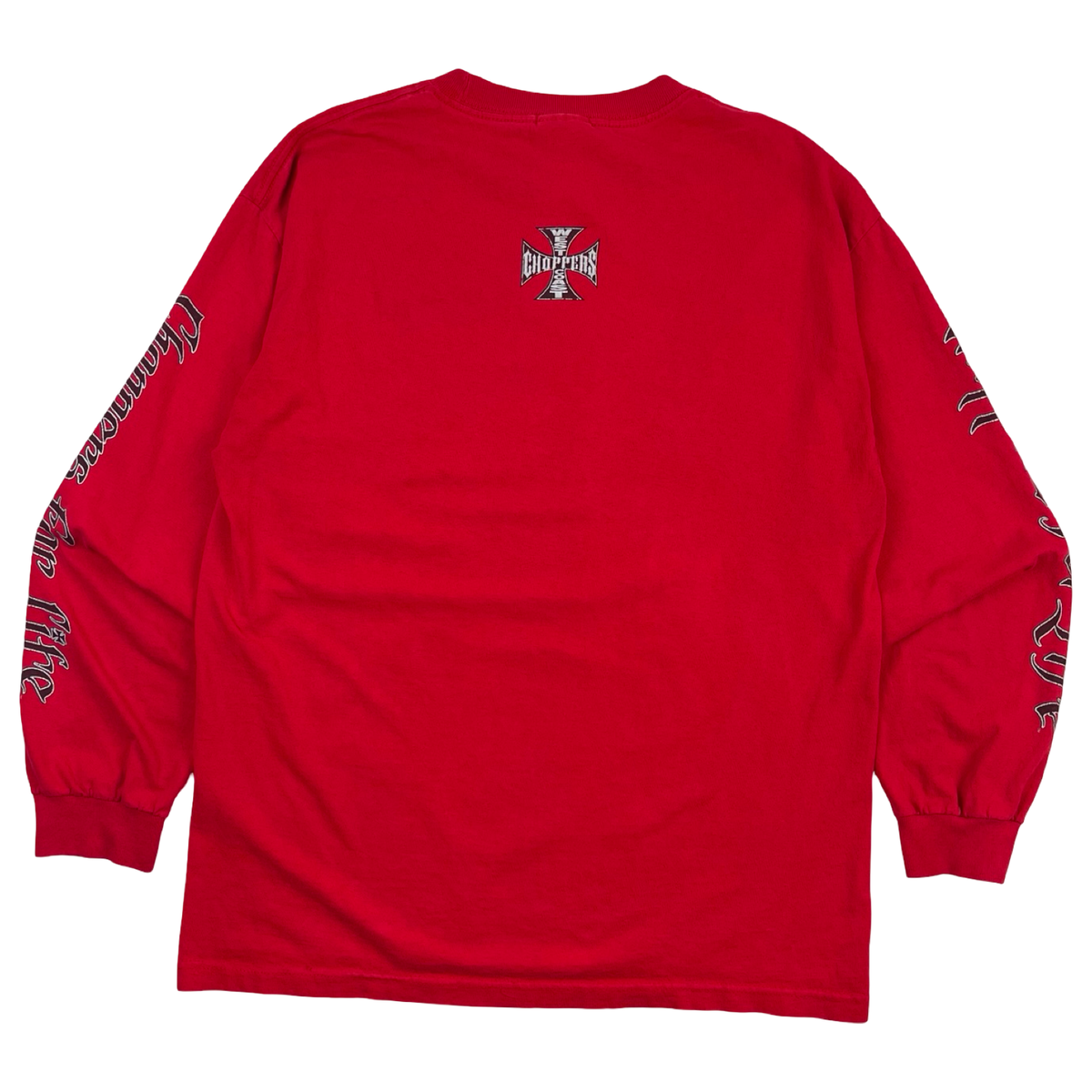 Vintage West Coast Choppers Long-Sleeve T-Shirt Red