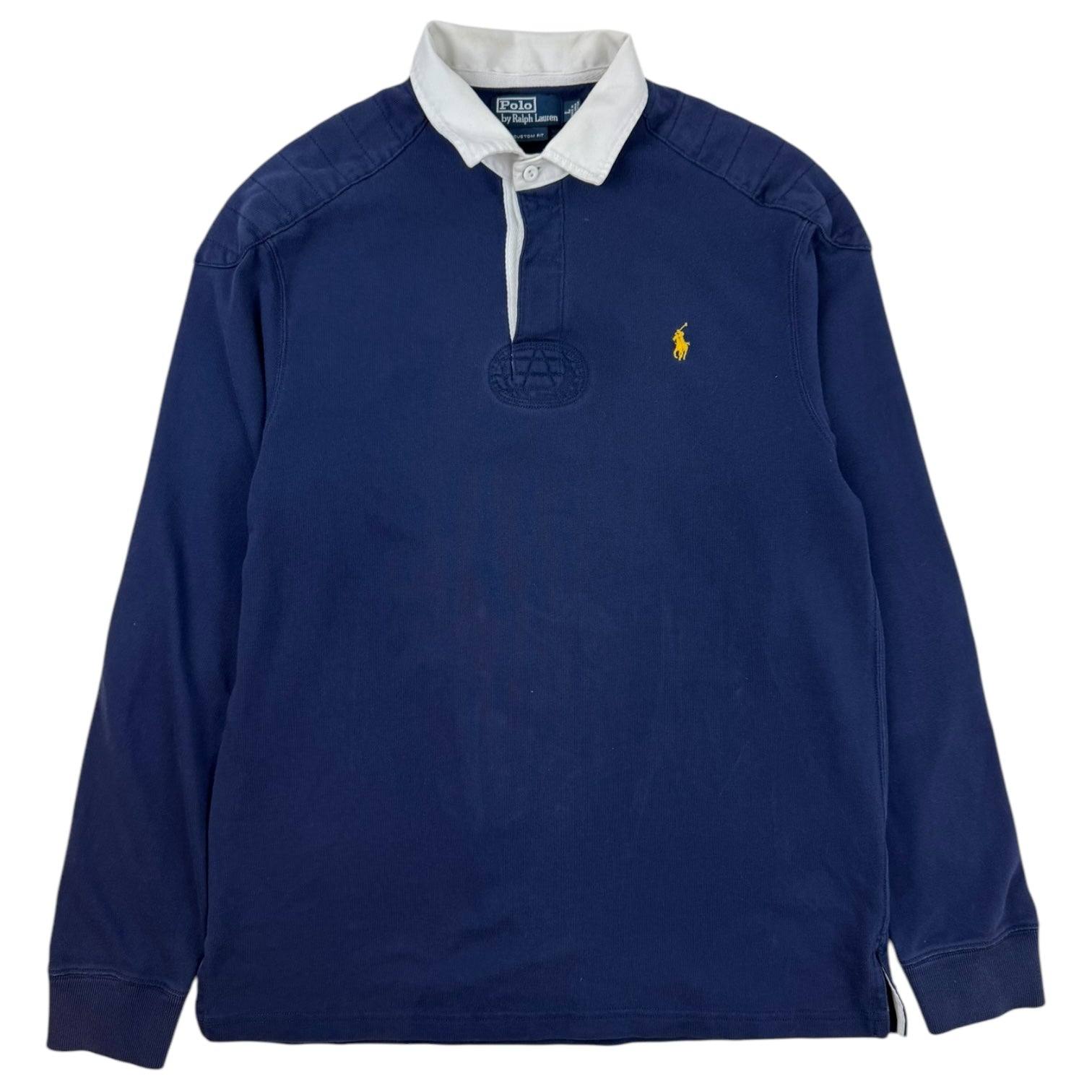 Vintage Polo Ralph Lauren Rugby Long Sleeve Navy