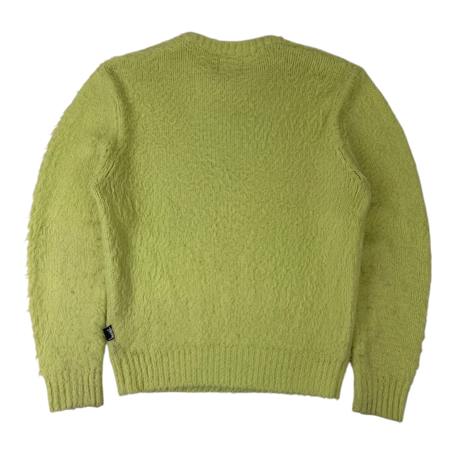 Stussy S Loose Knit Sweater Lime