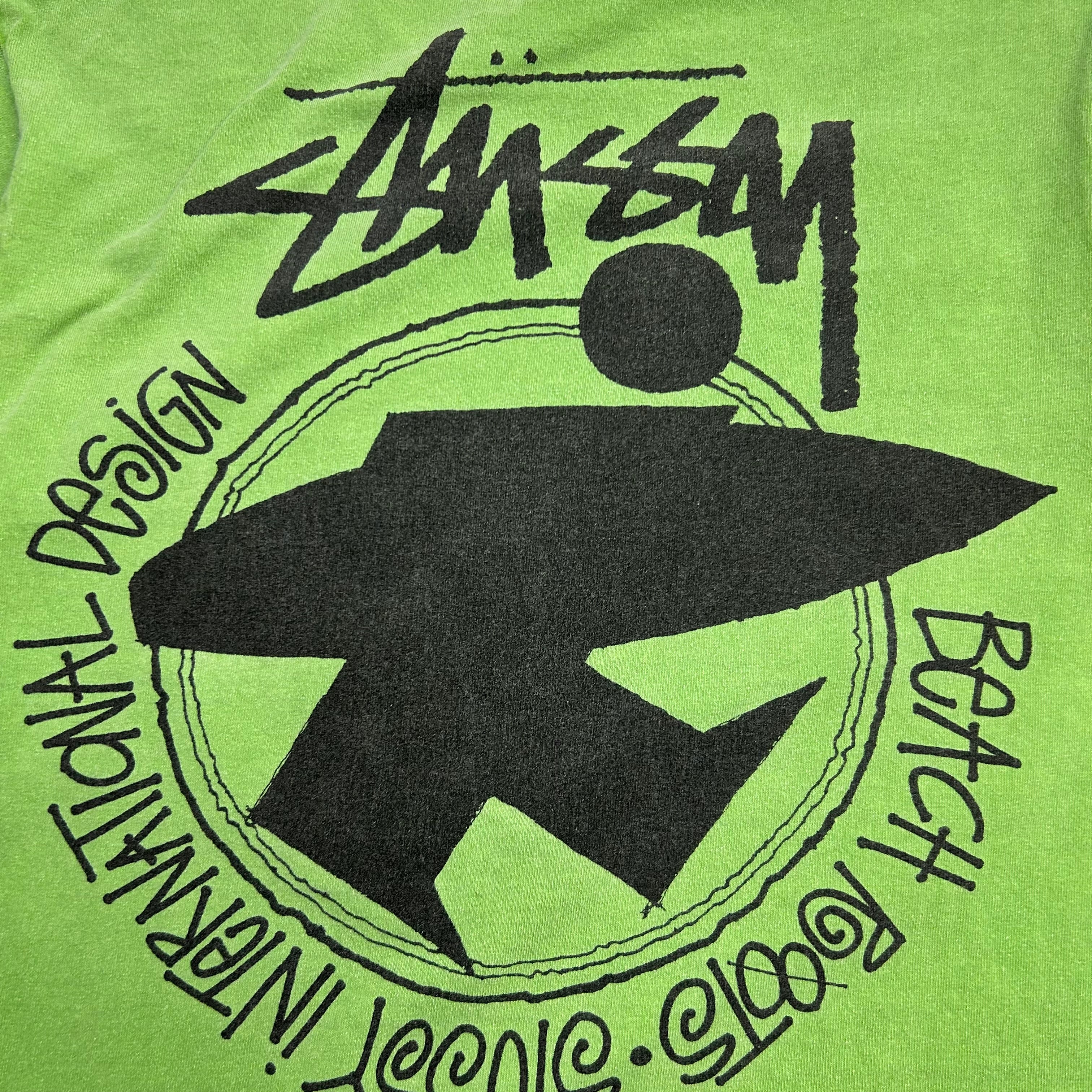 Stussy Surf Man Tee Green