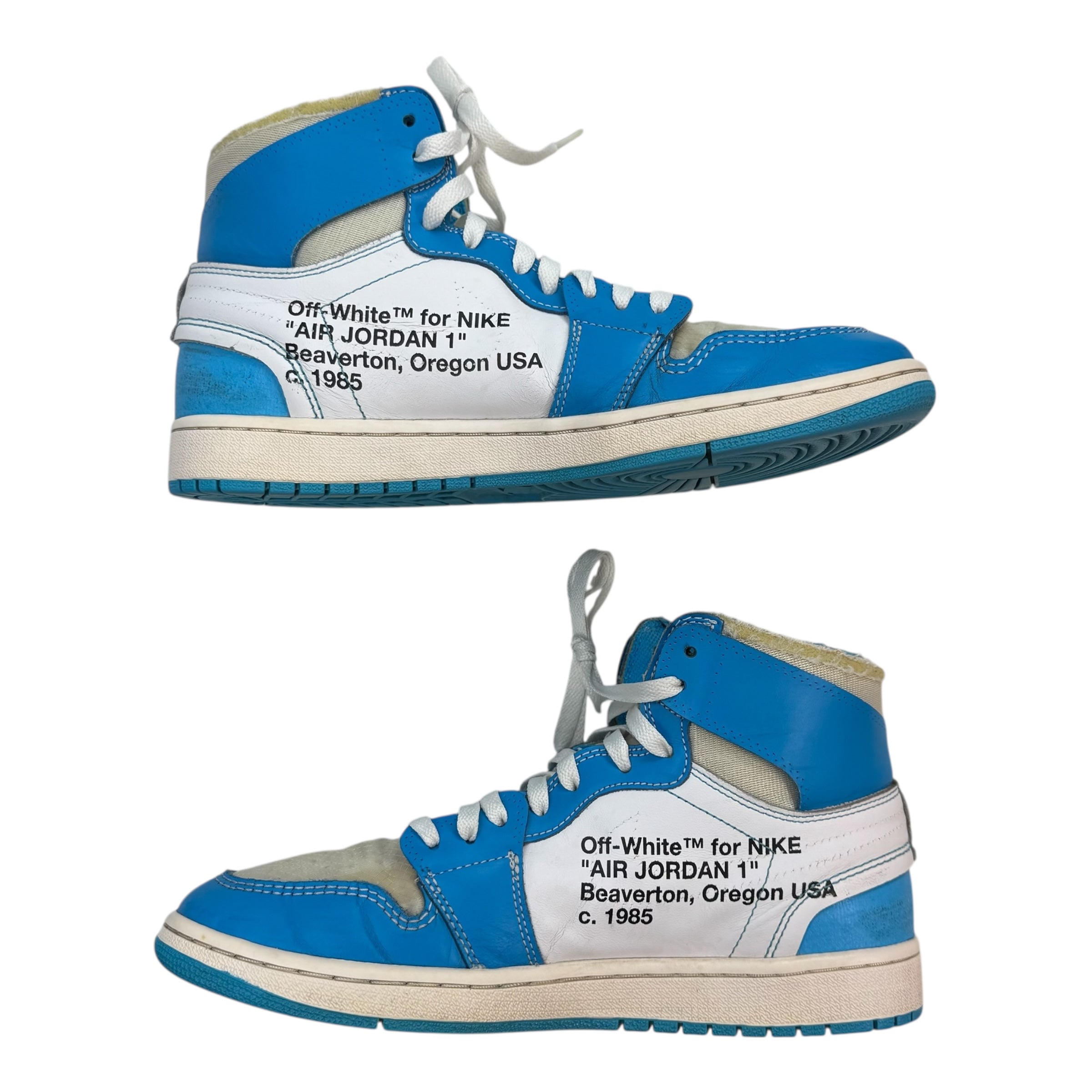 Jordan 1 High Off-White UNC (Used)