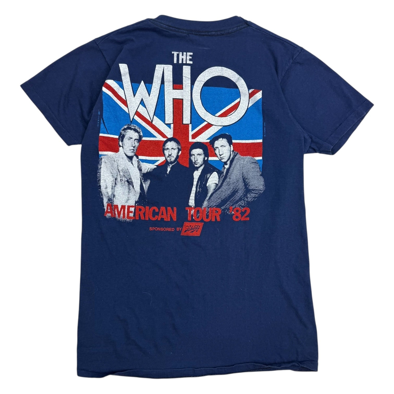 1982 The Who American Tour Tee Blue